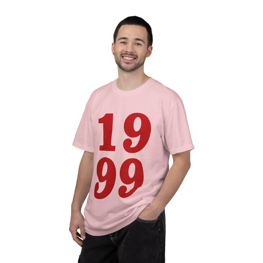 1999 Retro Number T-Shirt — Vintage Birth Year Tee