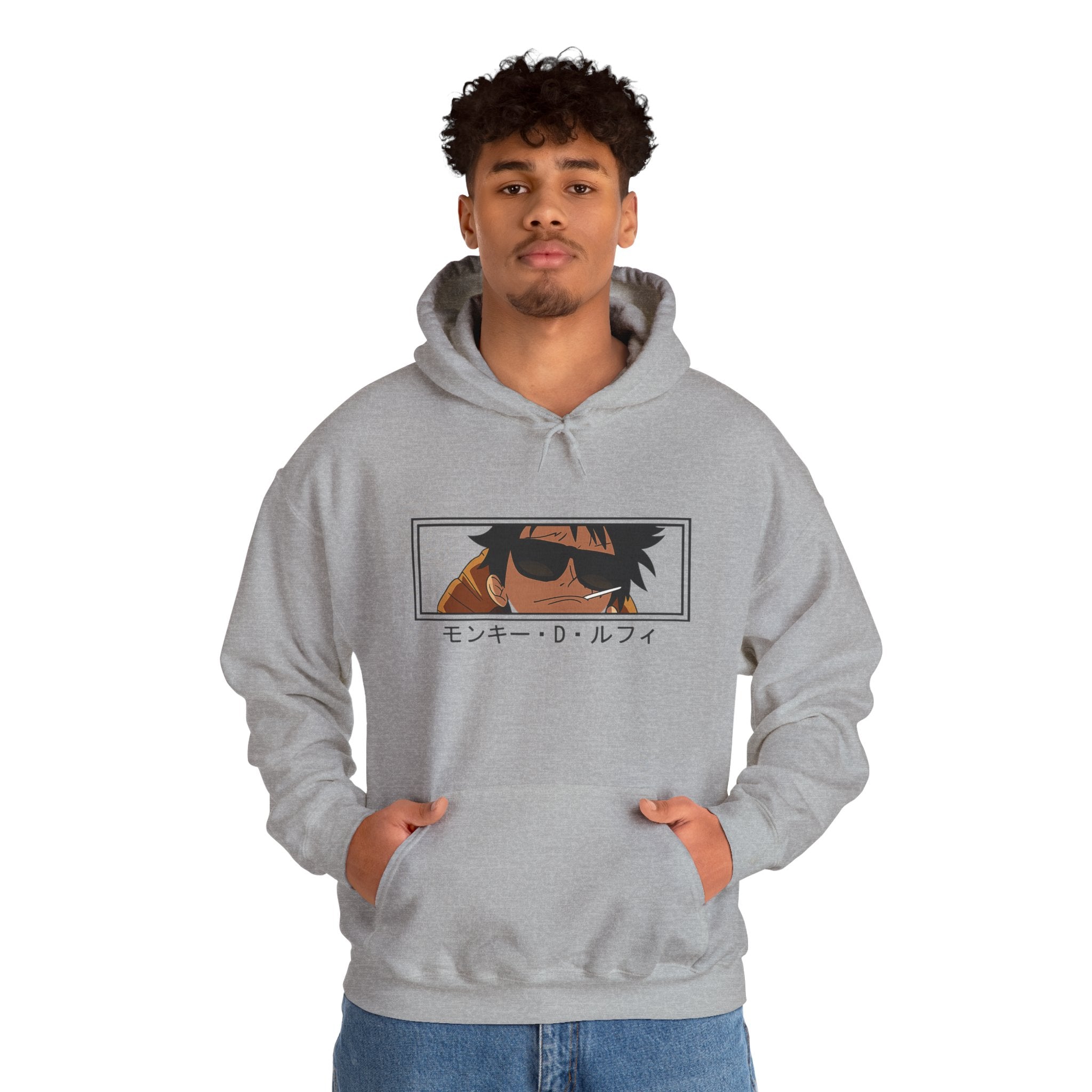 Anime Sunglasses Hoodie — モンキー・D・ルフィ Trackable Goggles Design