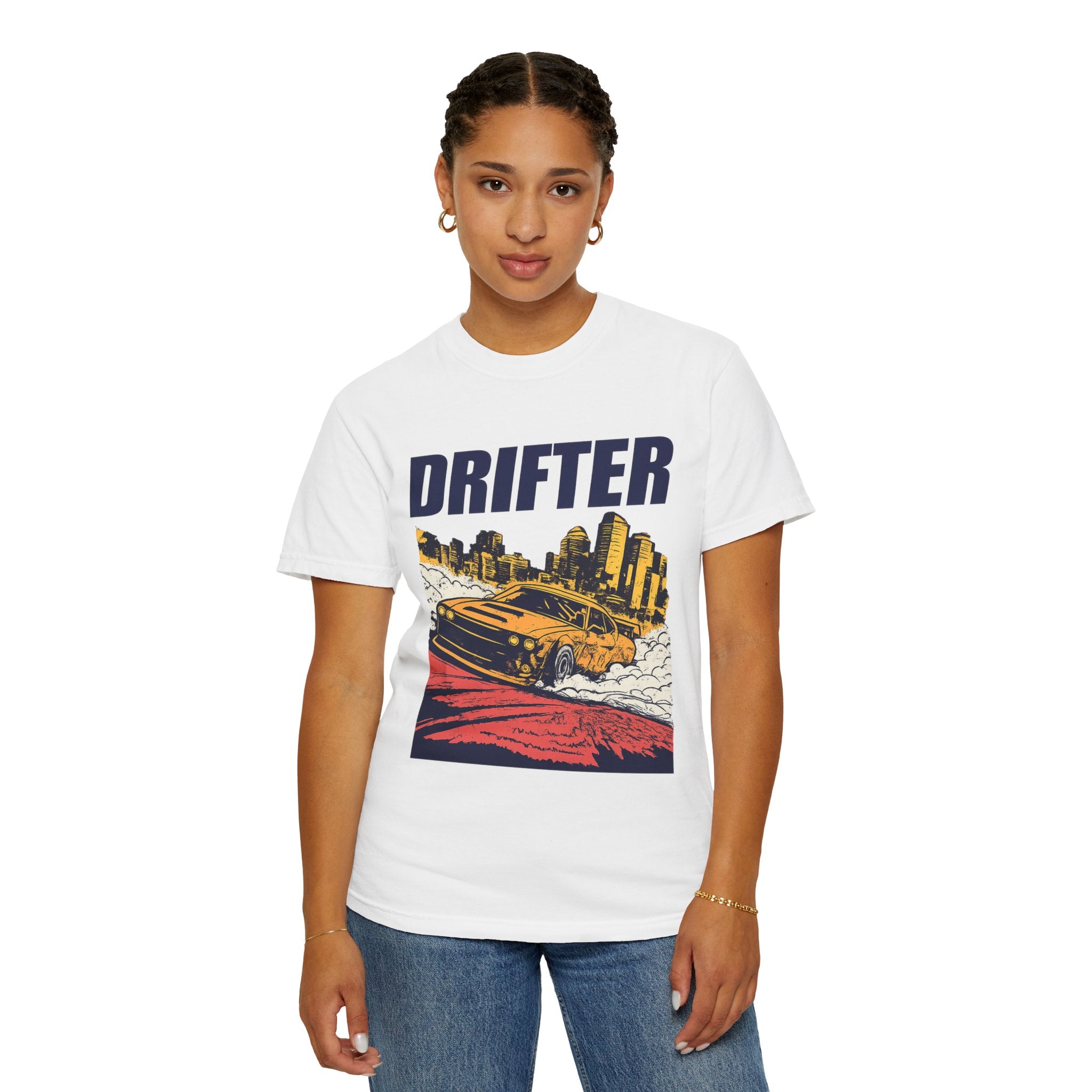 Drifter Street Racing T-Shirt — Retro Drift Car Graphic Tee