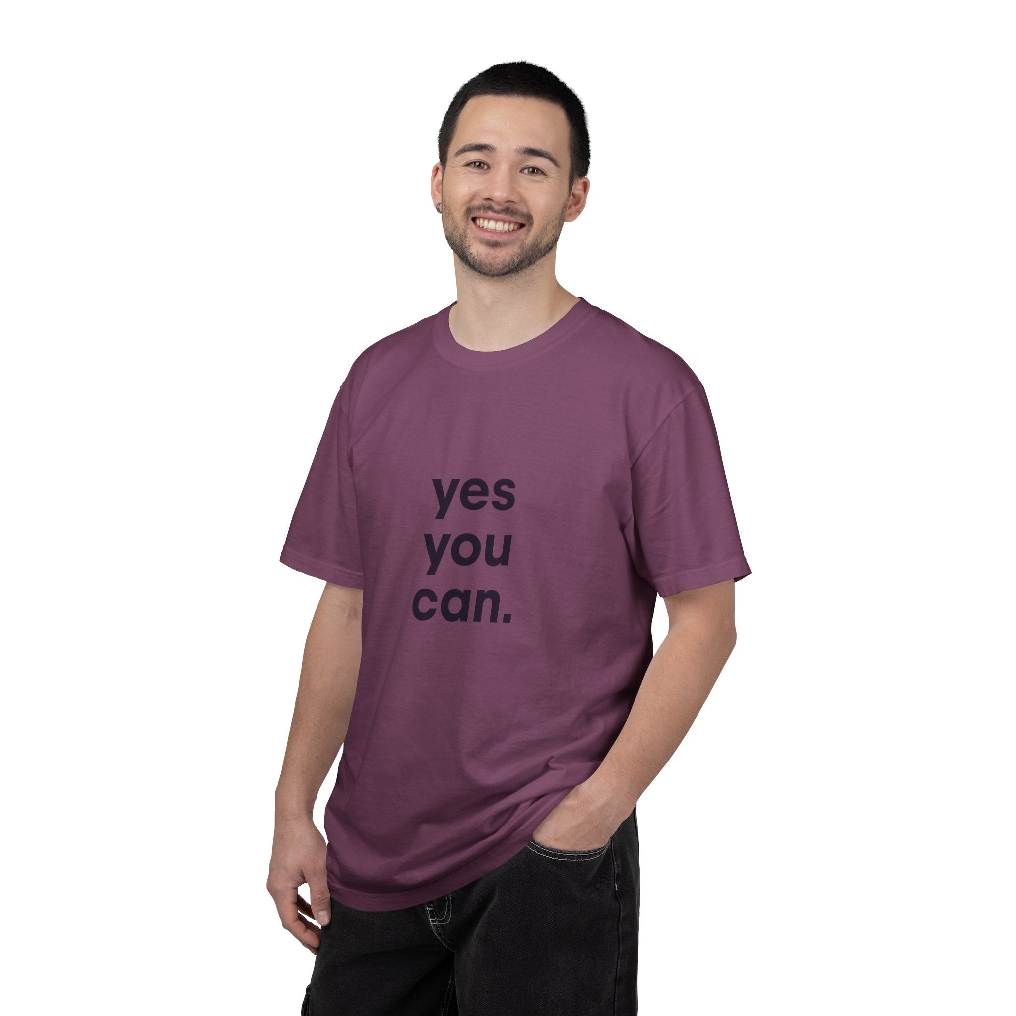 Yes You Can T-Shirt — Minimal Motivational Tee