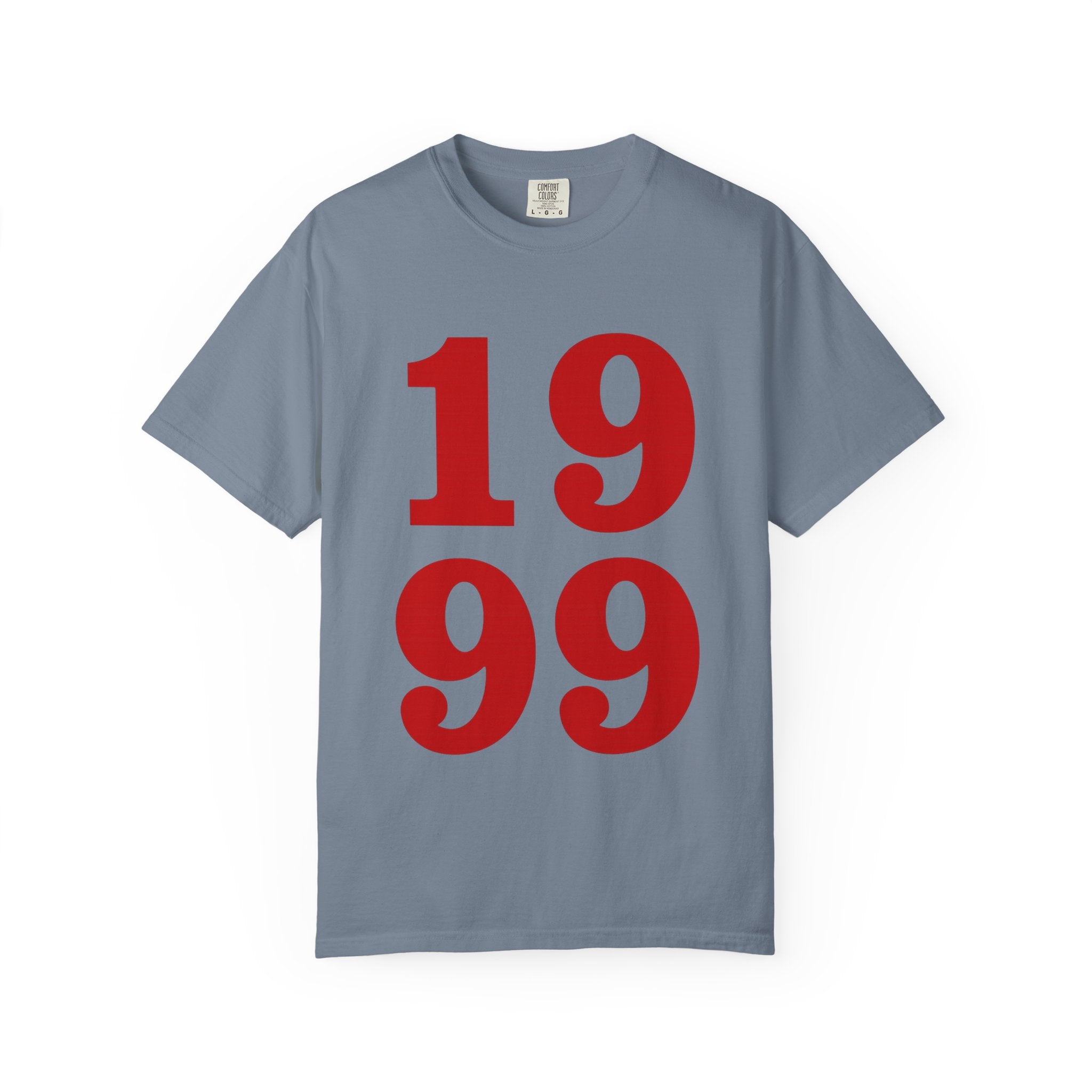 1999 Retro Number T-Shirt — Vintage Birth Year Tee