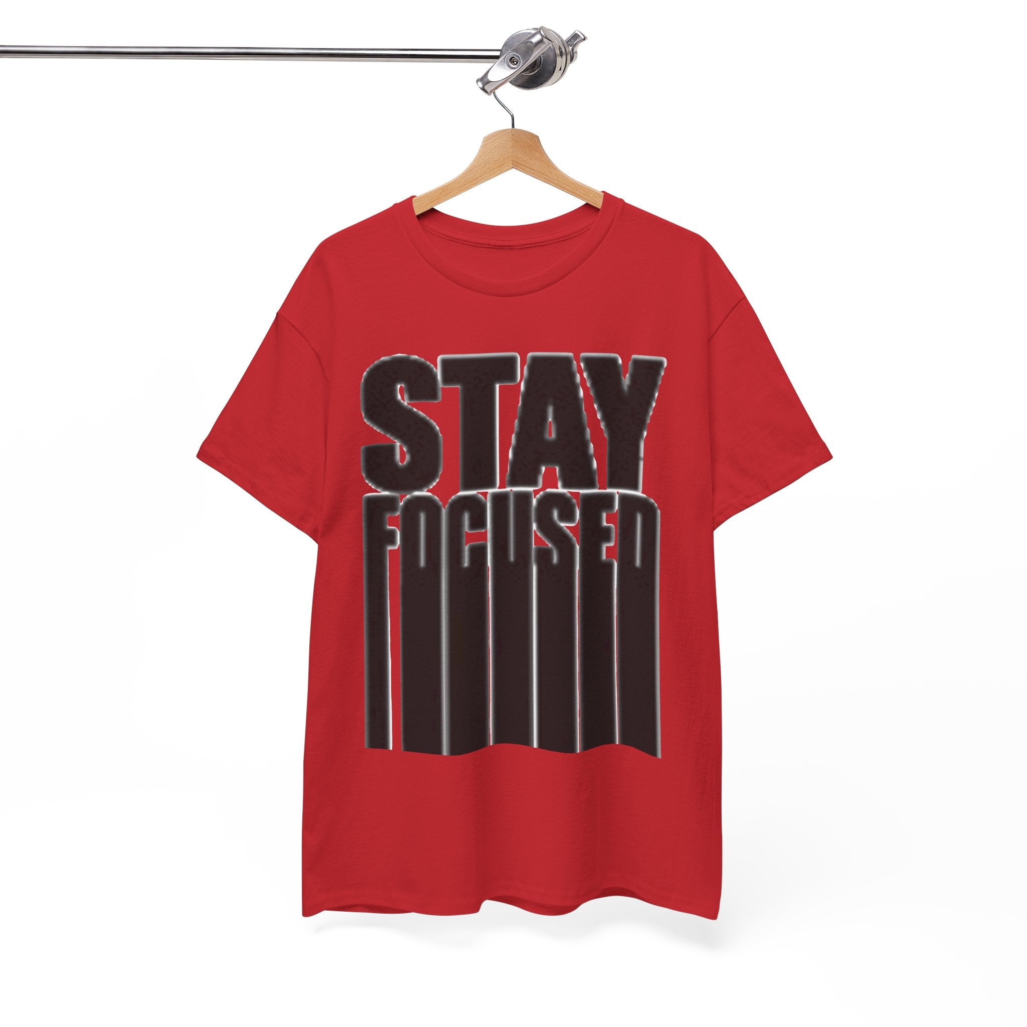 Stay Focused Tee — Motivational Graphic T‑Shirt