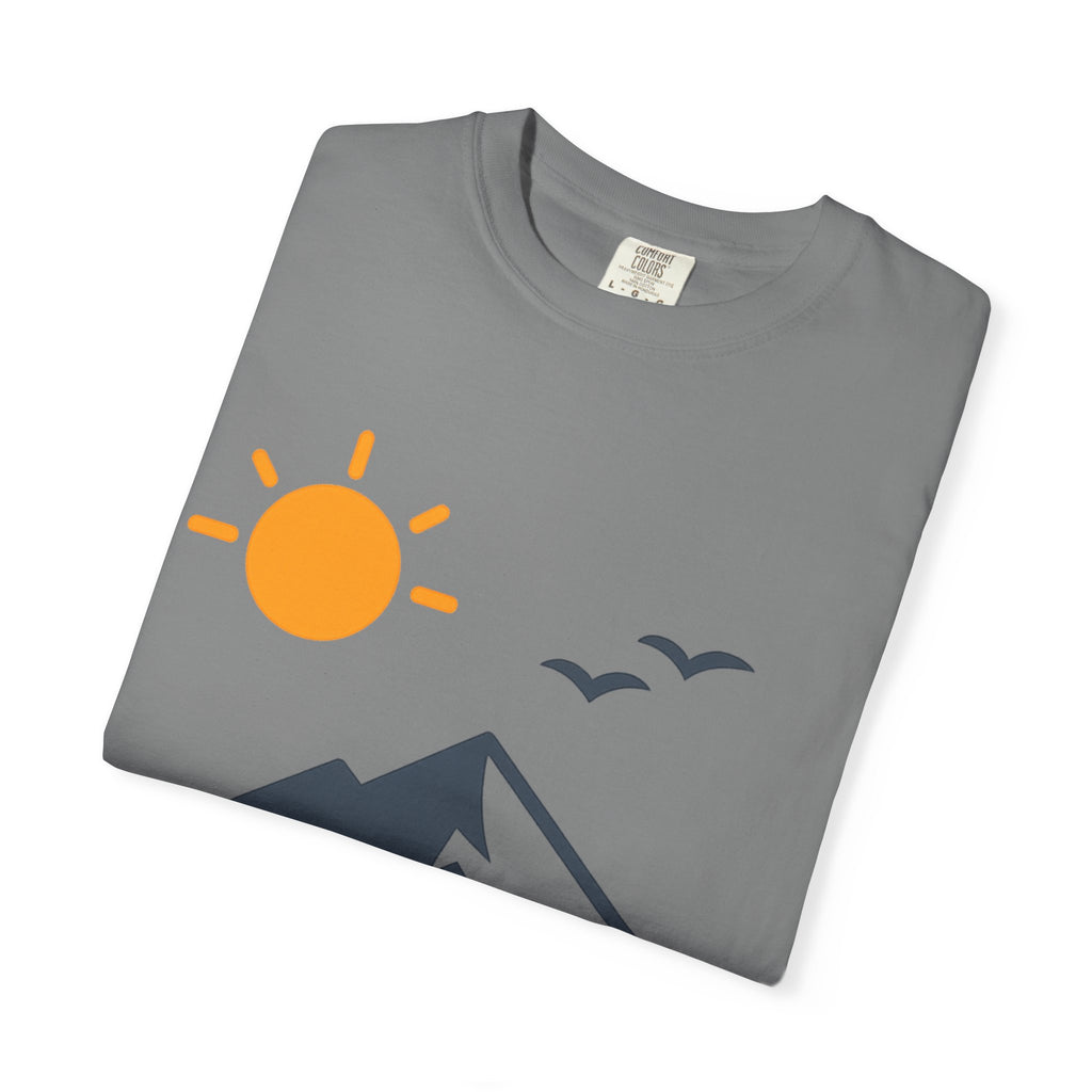 Mountain Sunrise T-Shirt — Scenic Outdoor Graphic Tee