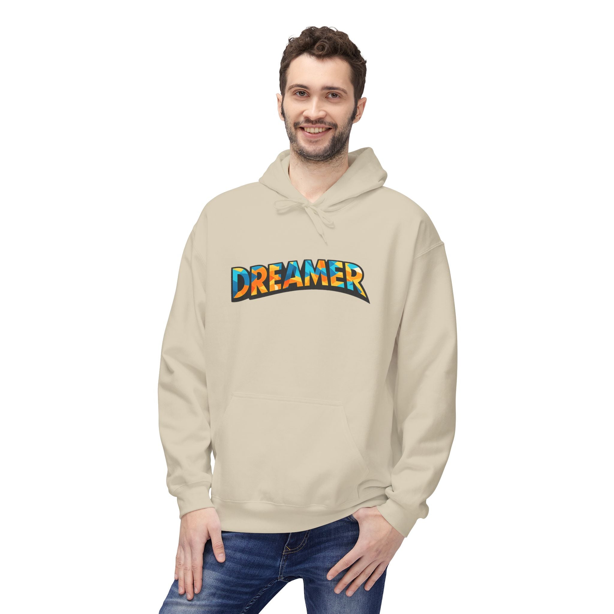 Dreamer Hoodie — Colorful Retro Graphic Pullover