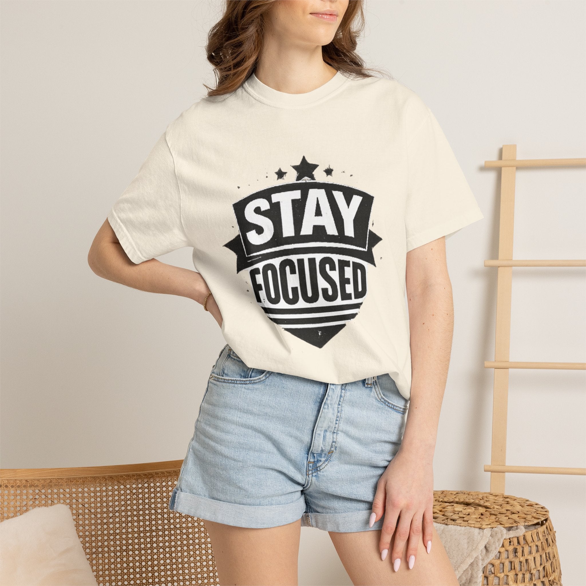 Stay Focused T-Shirt — Motivational Graphic Tee