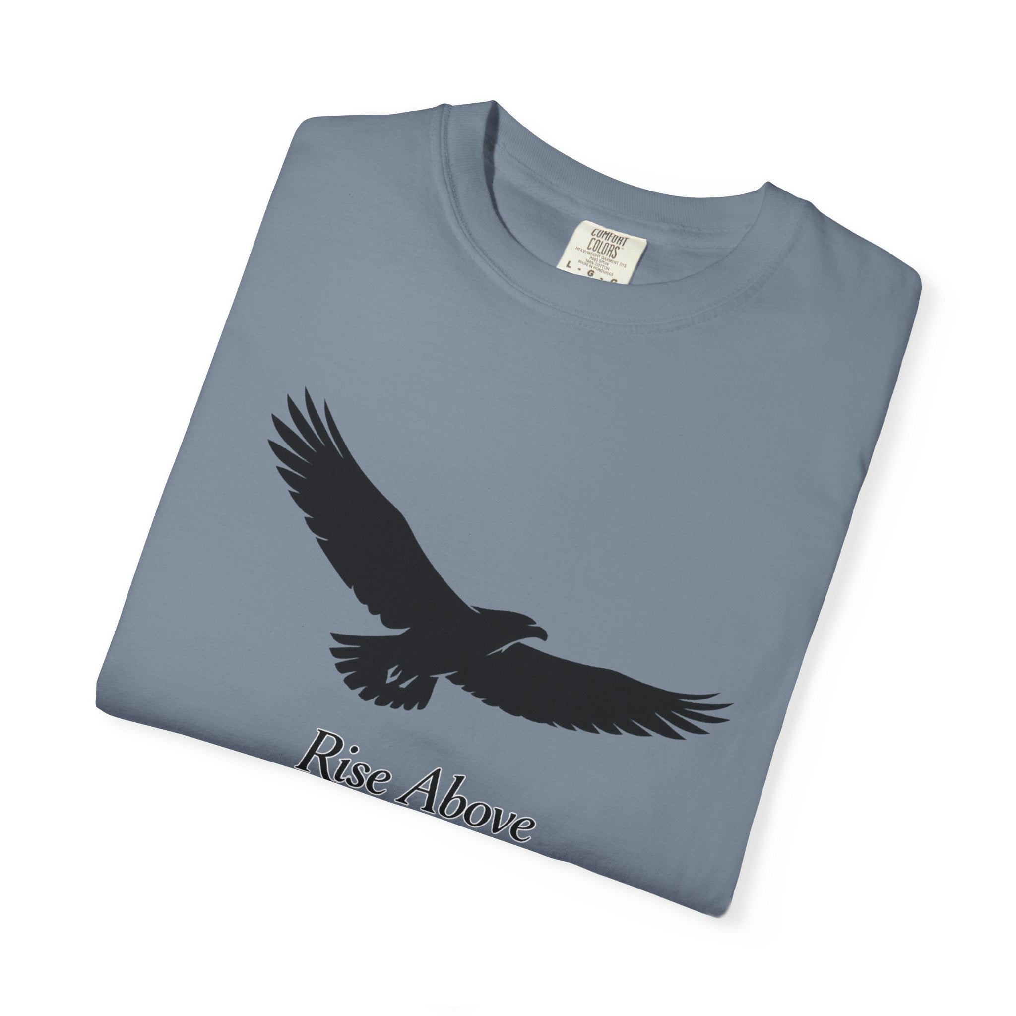 Rise Above Eagle T-Shirt — Inspirational Eagle Graphic Tee