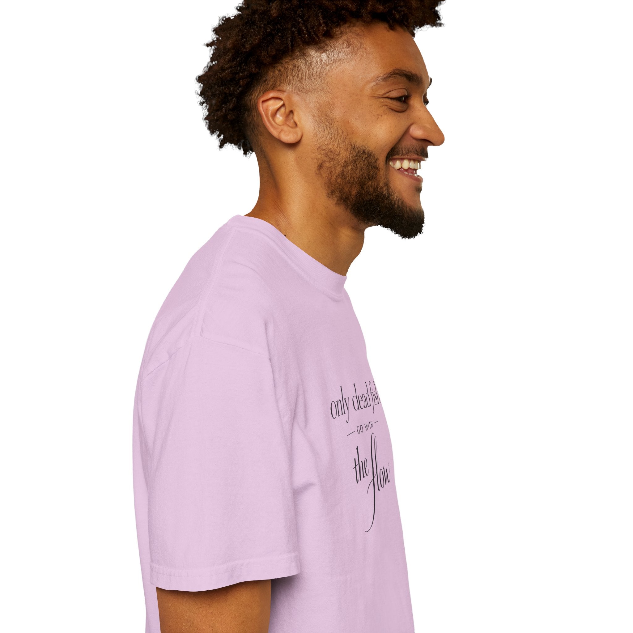 'Only Dead Fish Go With the Flow' Graphic T-Shirt