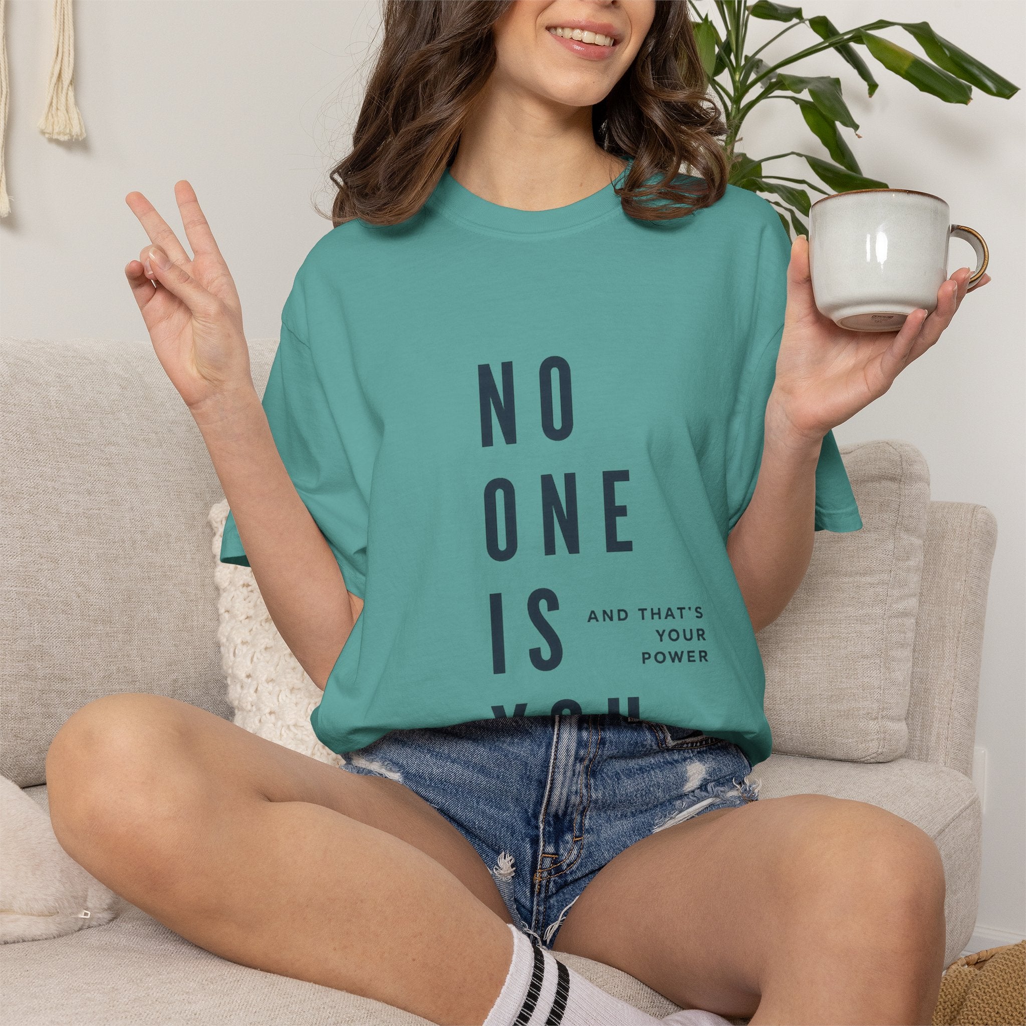 No One Is You Tee — Inspirational Minimalist Graphic T-Shirt