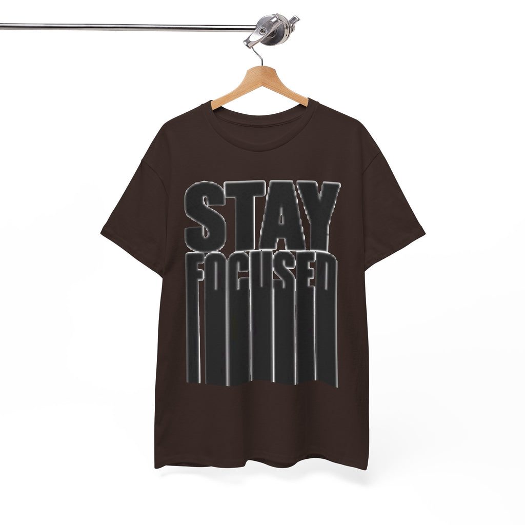 Stay Focused Tee — Motivational Graphic T‑Shirt