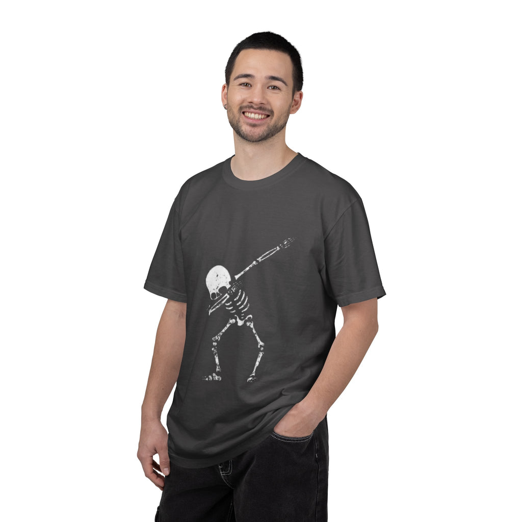 Dabbing Skeleton T‑Shirt — Funny Halloween Graphic Tee