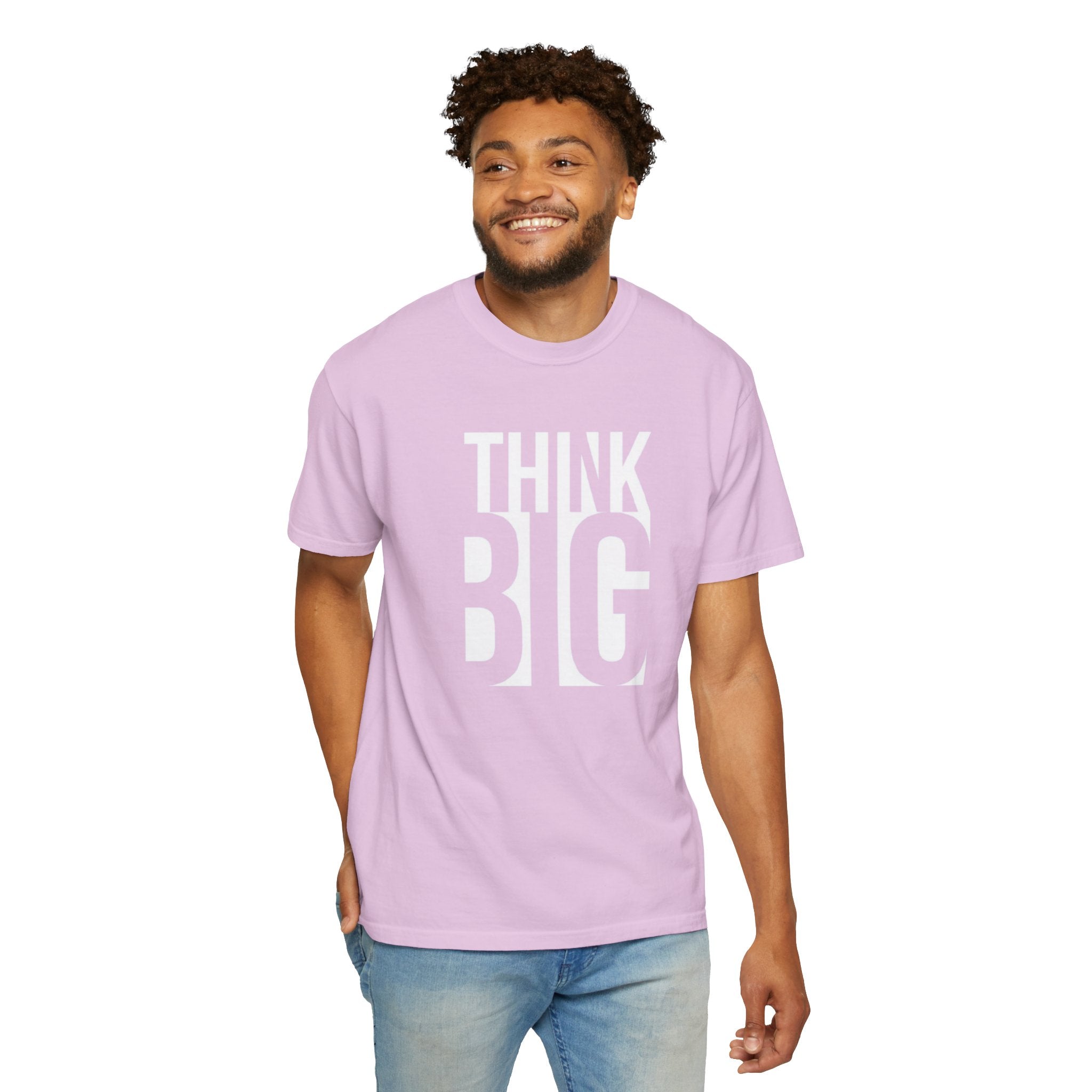 Think Big Graphic T-Shirt — Motivational Typography Tee