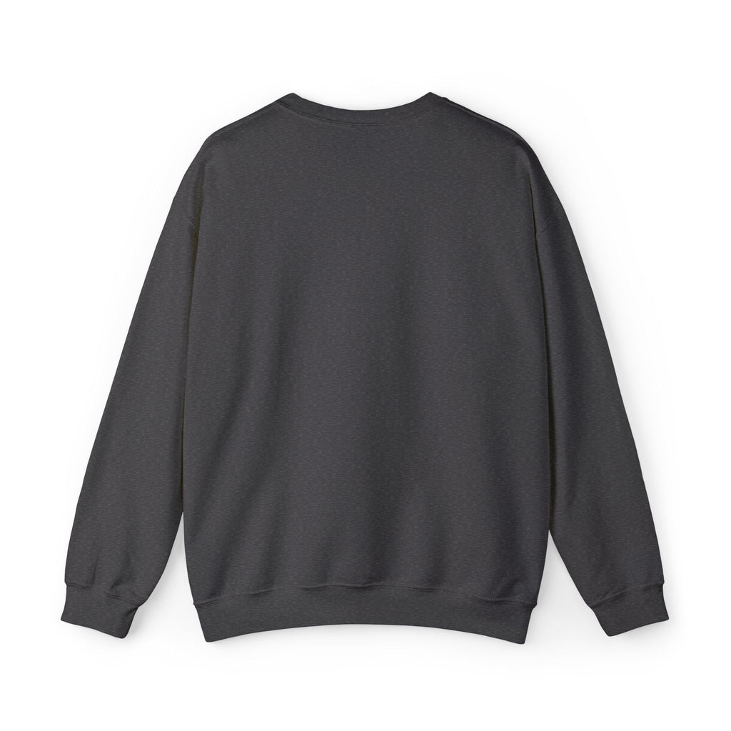 Live In The Moment Crewneck Sweatshirt — Minimal Clock Graphic Embroidered
