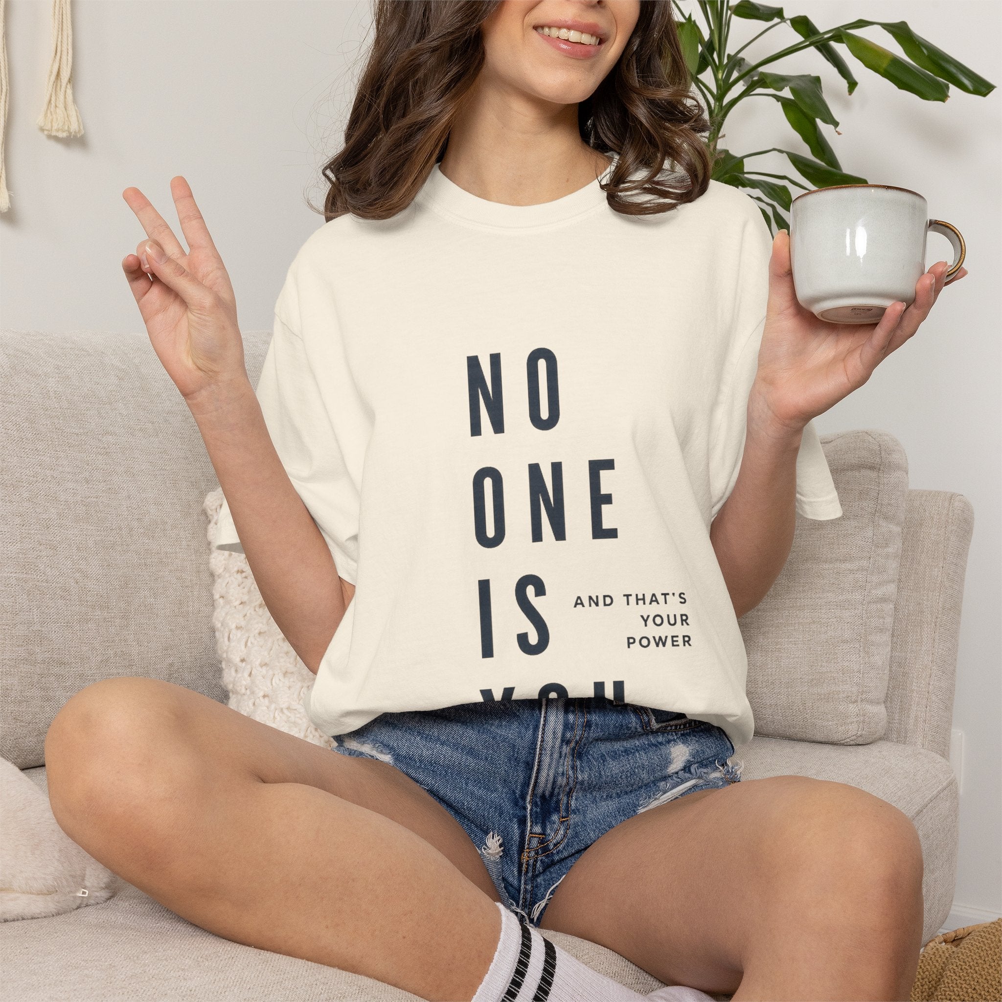 No One Is You Tee — Inspirational Minimalist Graphic T-Shirt
