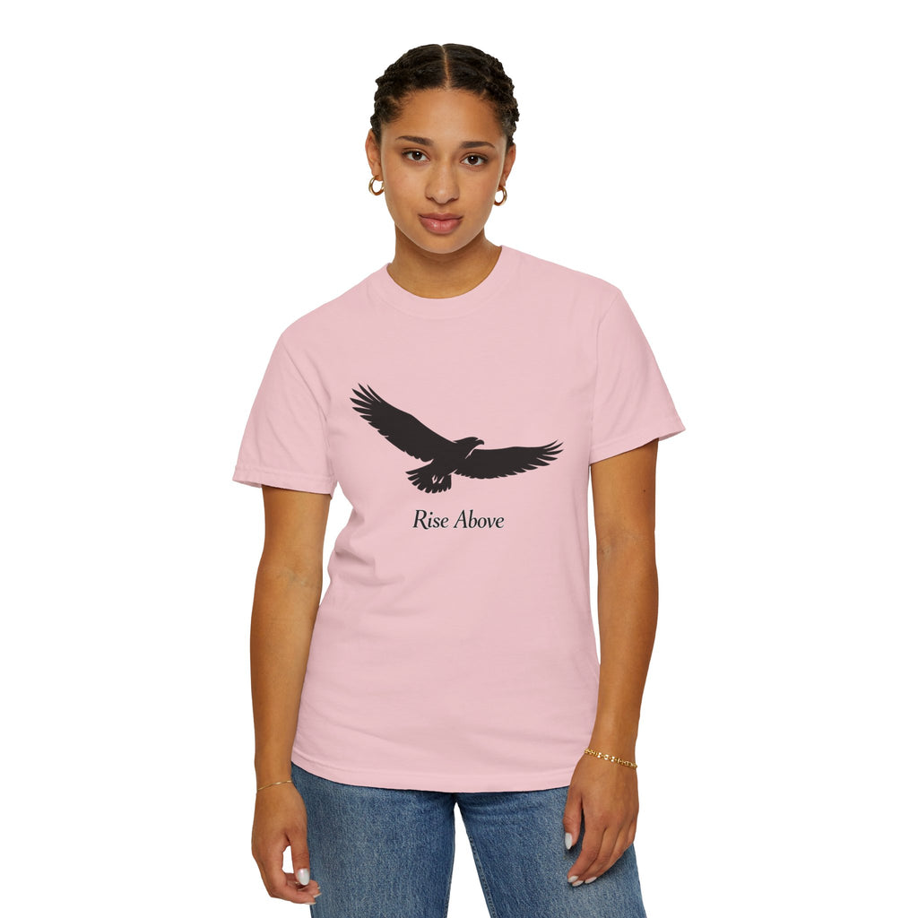 Rise Above Eagle T-Shirt — Inspirational Eagle Graphic Tee