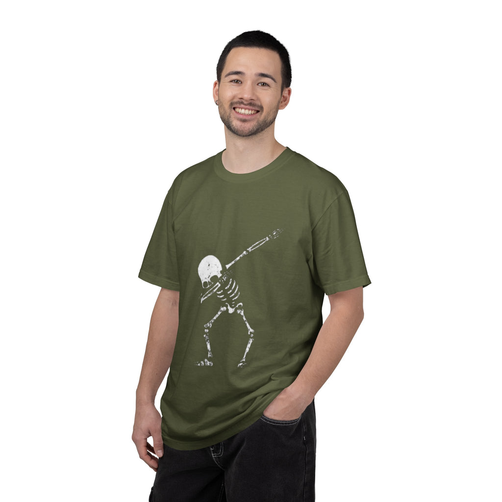 Dabbing Skeleton T‑Shirt — Funny Halloween Graphic Tee