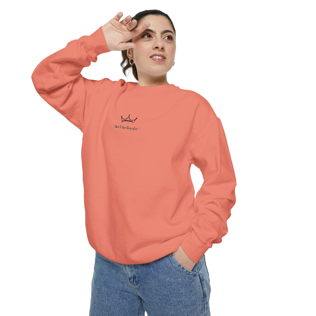 Minimal Sailboat Crewneck Sweatshirt — 'Sail the Sea' Graphic