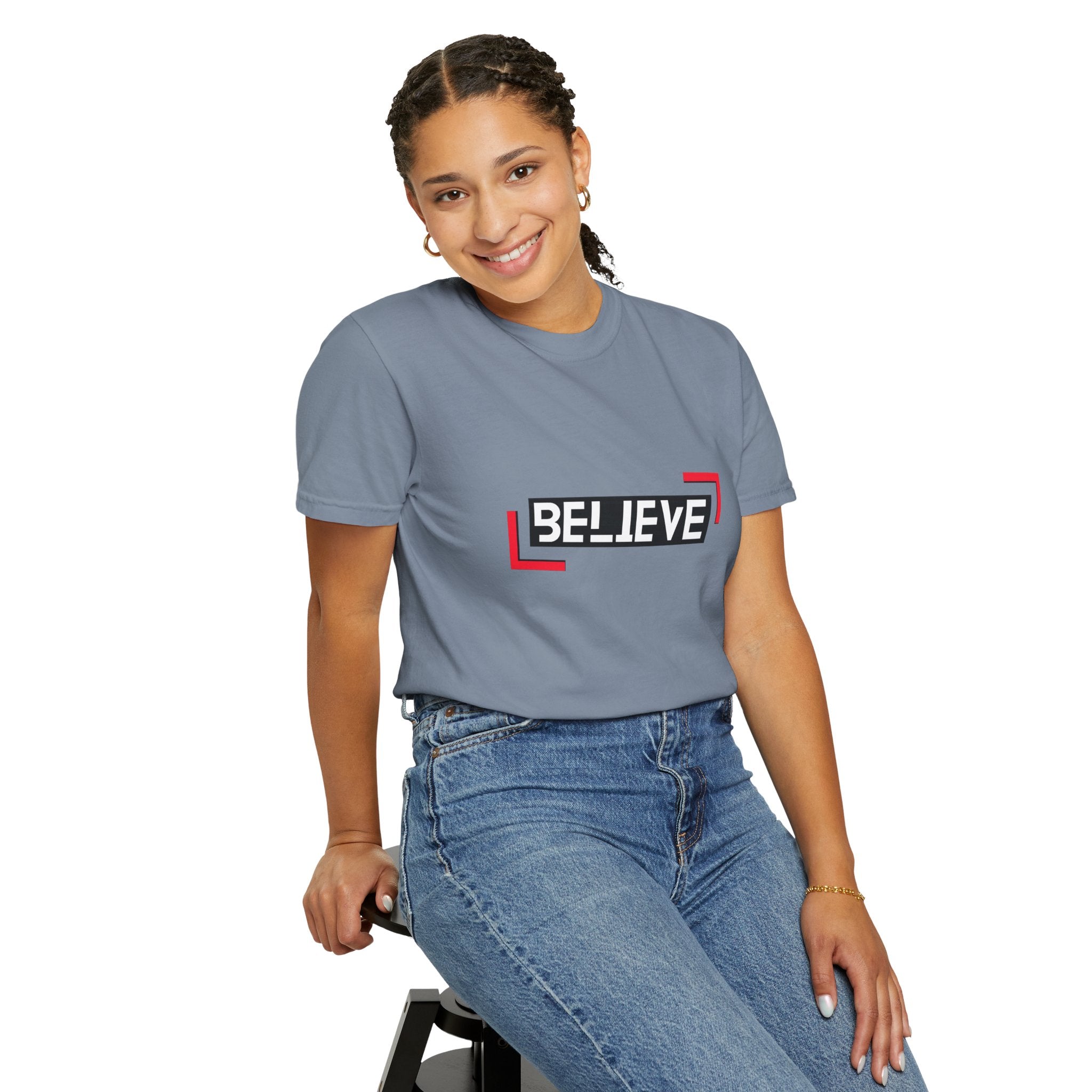 Believe Graphic T-Shirt — Bold Motivational Tee