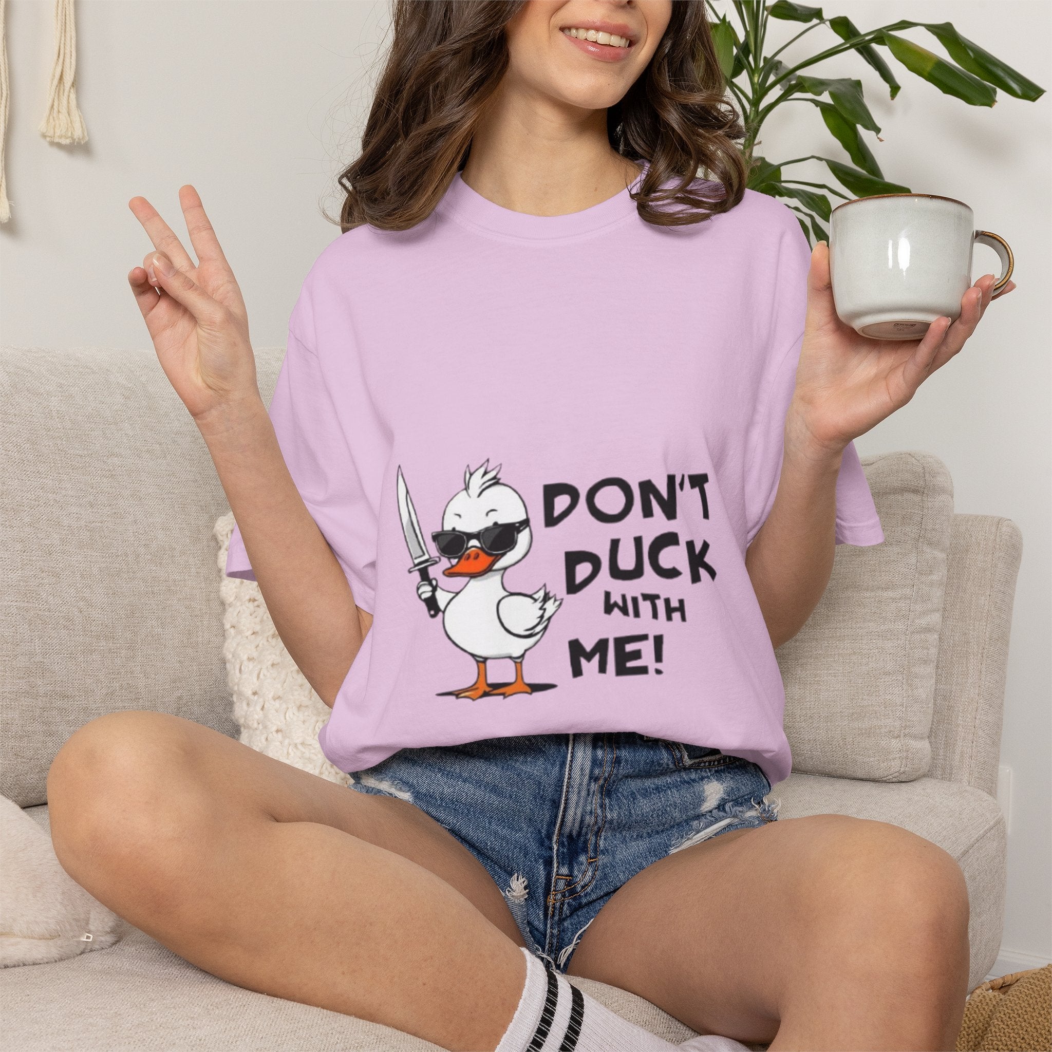 Don't Duck With Me T-Shirt — Funny Angry Duck Graphic Tee