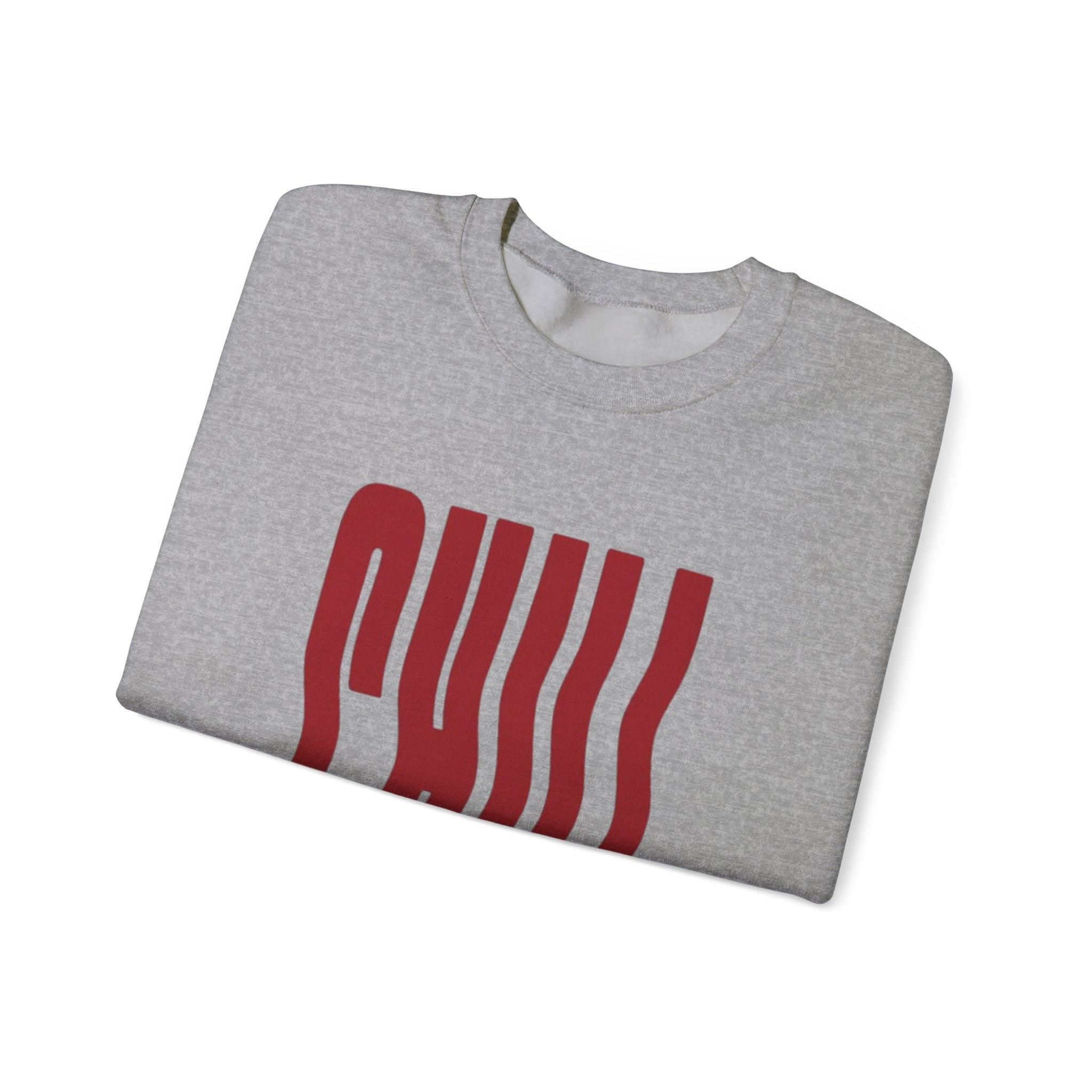 Chill Distorted Text Crewneck Sweatshirt