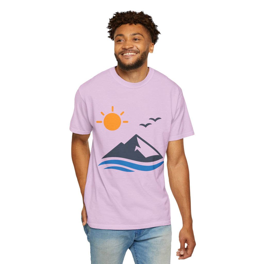 Mountain Sunrise T-Shirt — Scenic Outdoor Graphic Tee