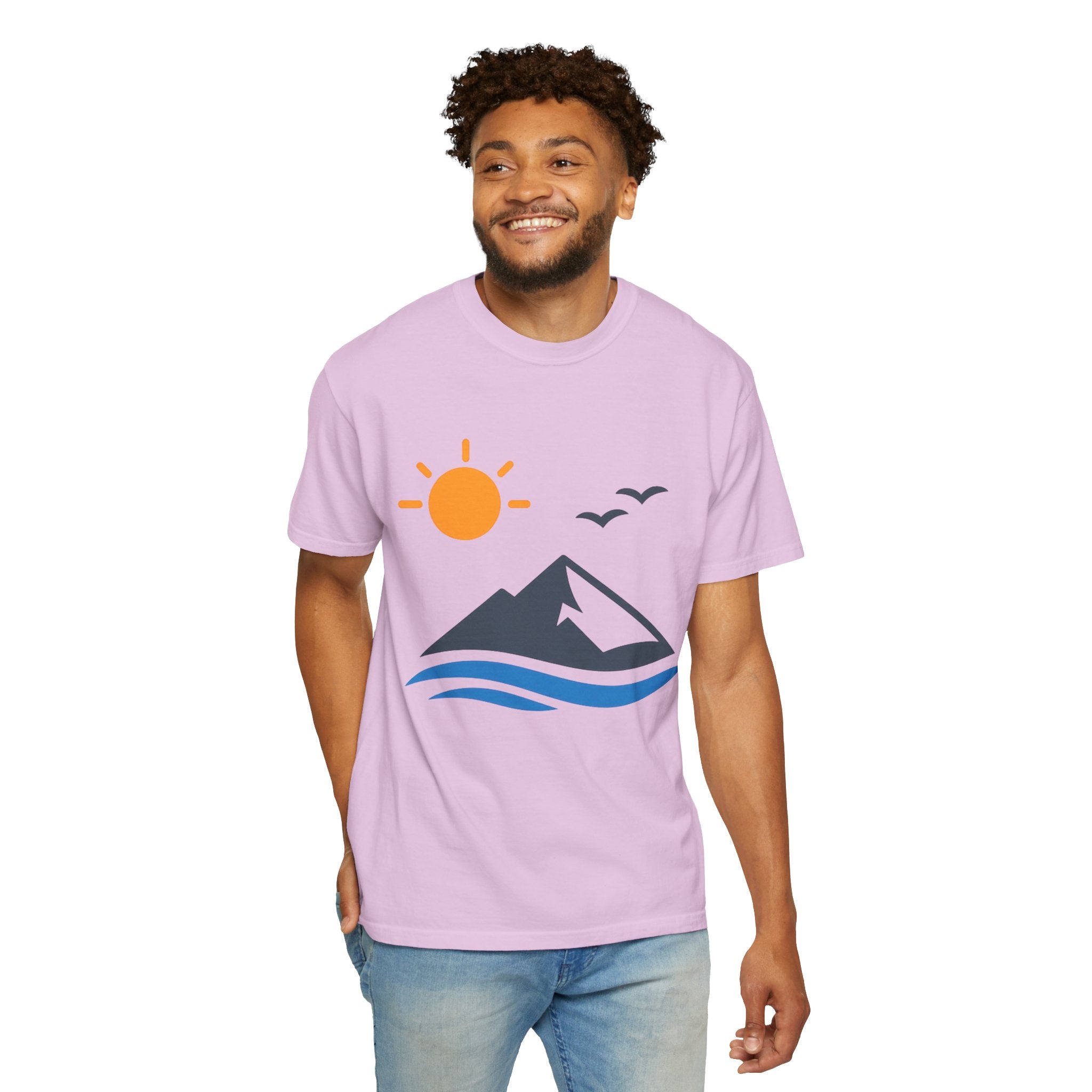 Mountain Sunrise T-Shirt — Scenic Outdoor Graphic Tee