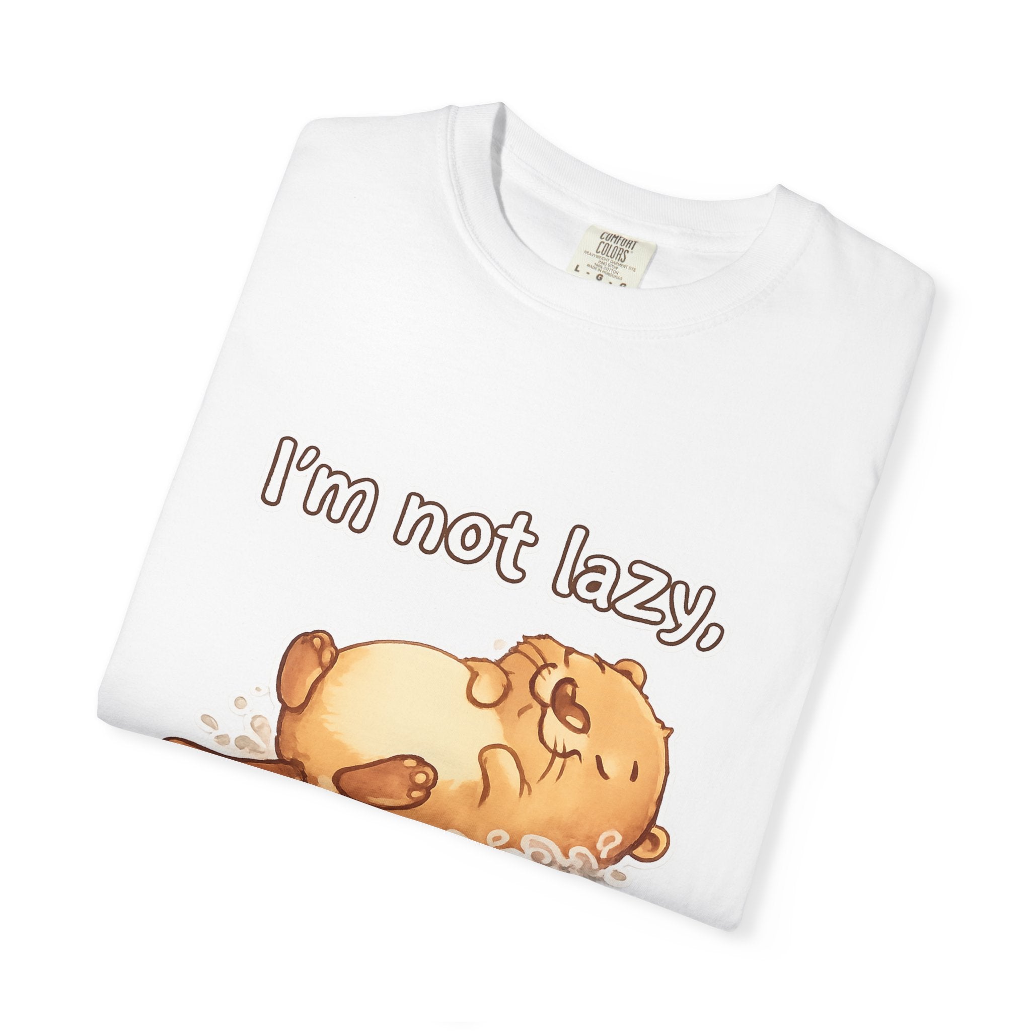 Funny 'I'm Not Lazy, I'm in Energy Saving Mode' T-Shirt