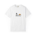 Paradise Club Tee — Minimal Sunset Palm Graphic T-Shirt