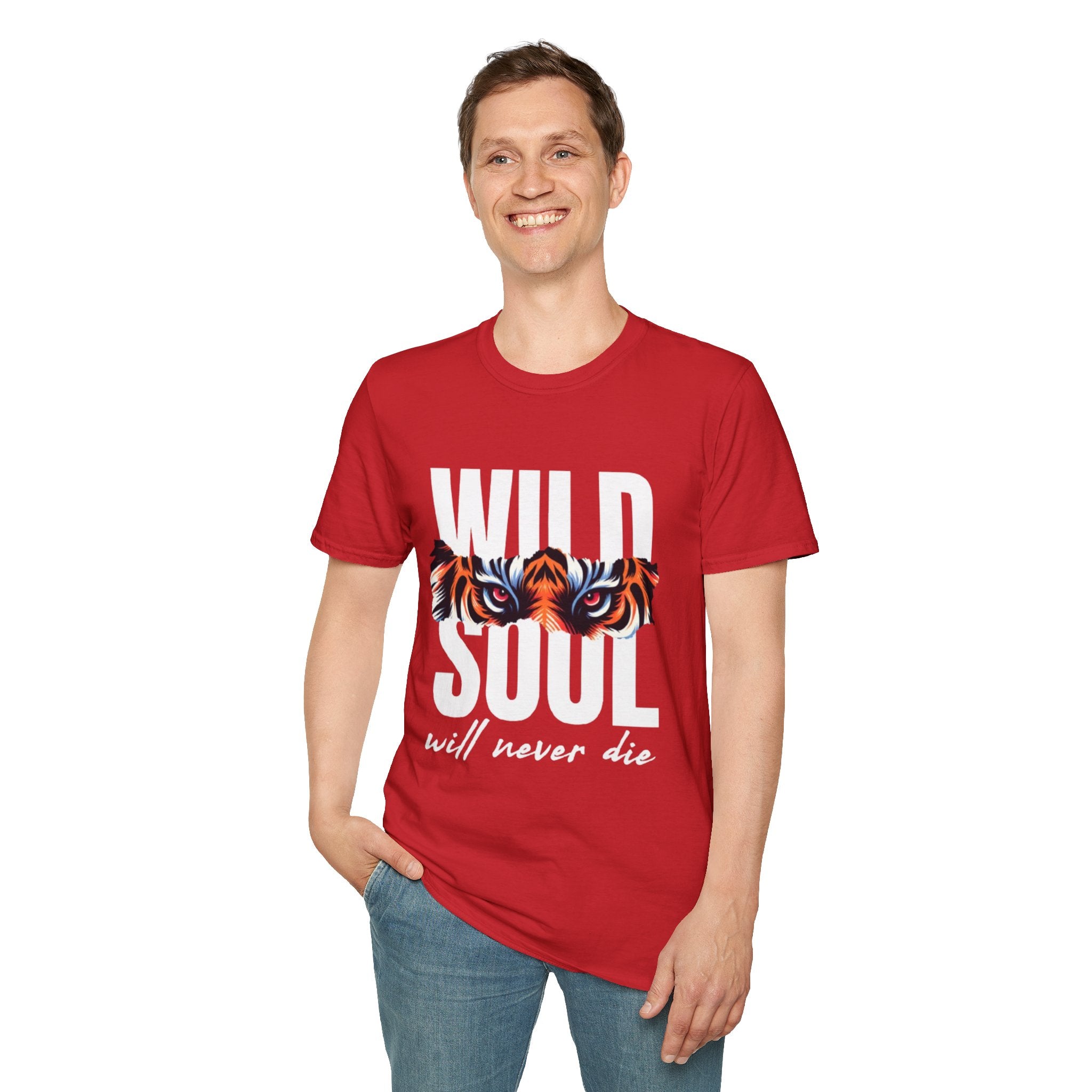 Wild Soul T-Shirt – "Wild Soul Will Never Die" Tiger Eyes Graphic Tee