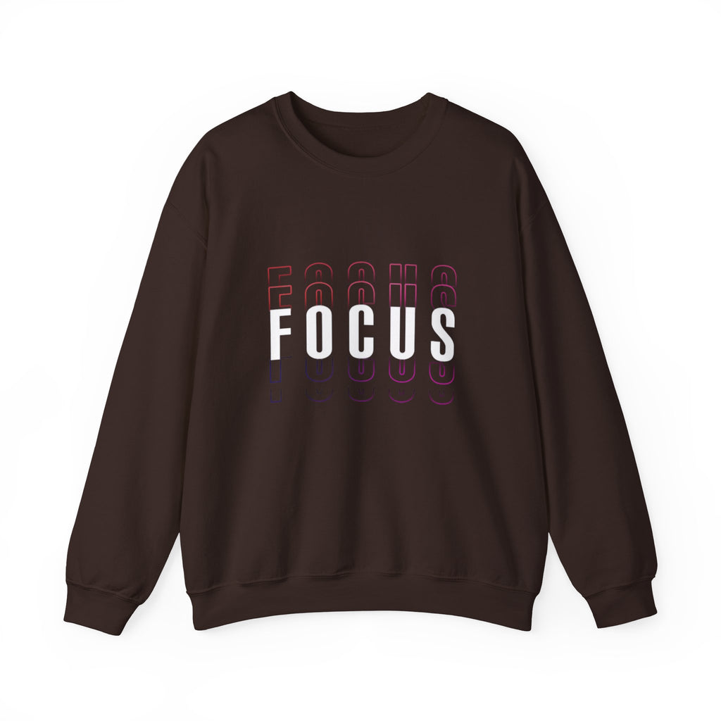 Focus Crewneck Sweatshirt — Motivational Casual Pullover