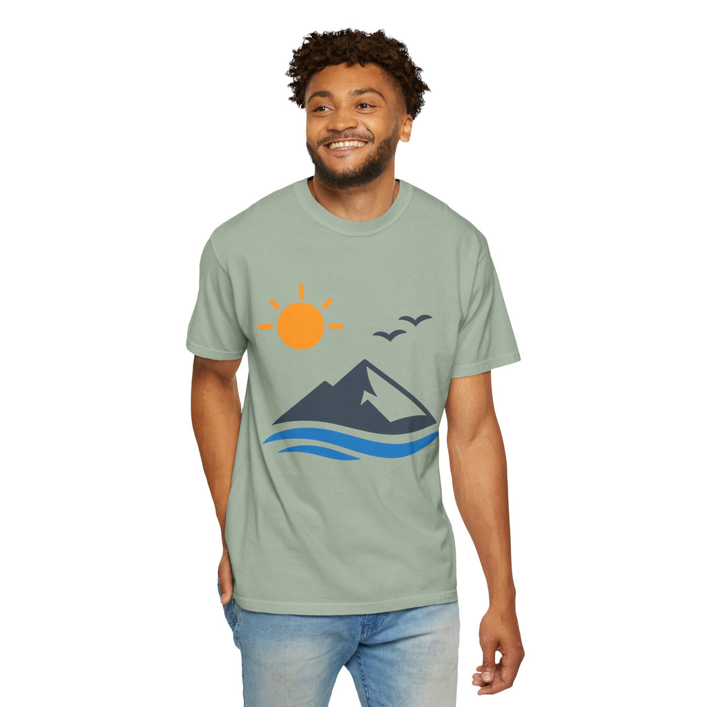 Mountain Sunrise T-Shirt — Scenic Outdoor Graphic Tee