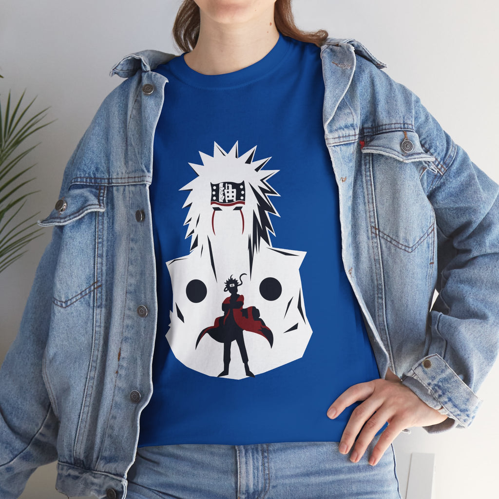Anime Shadow Warrior T-Shirt — Silhouette Battle Graphic Tee
