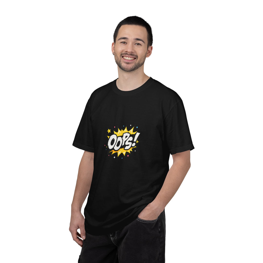 Oops! Comic Graphic T-Shirt — Retro Pop Art Tee
