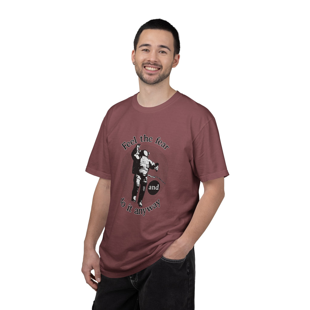 Astronaut 'Feel the Fear and Do It Anyway' Graphic T‑Shirt