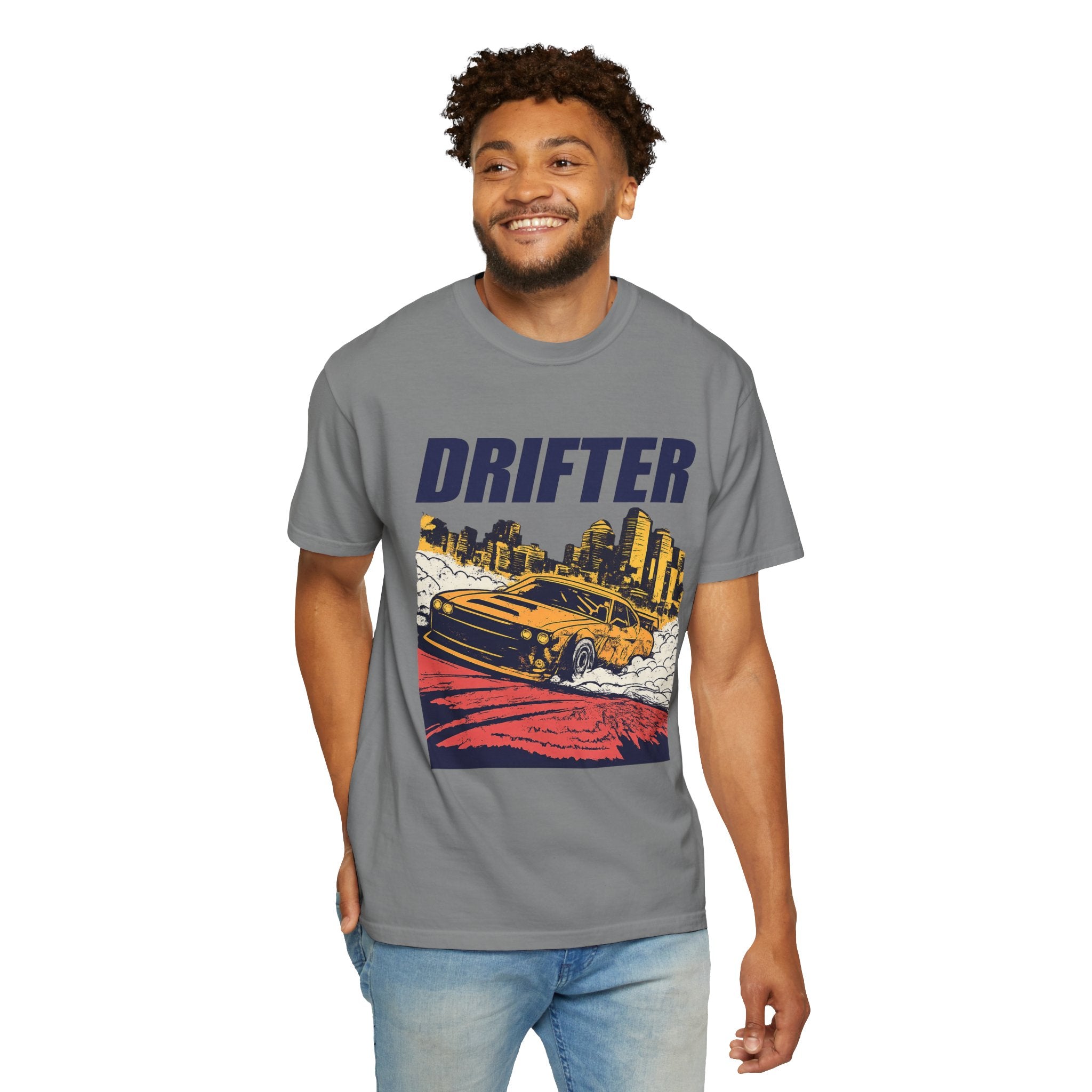 Drifter Street Racing T-Shirt — Retro Drift Car Graphic Tee