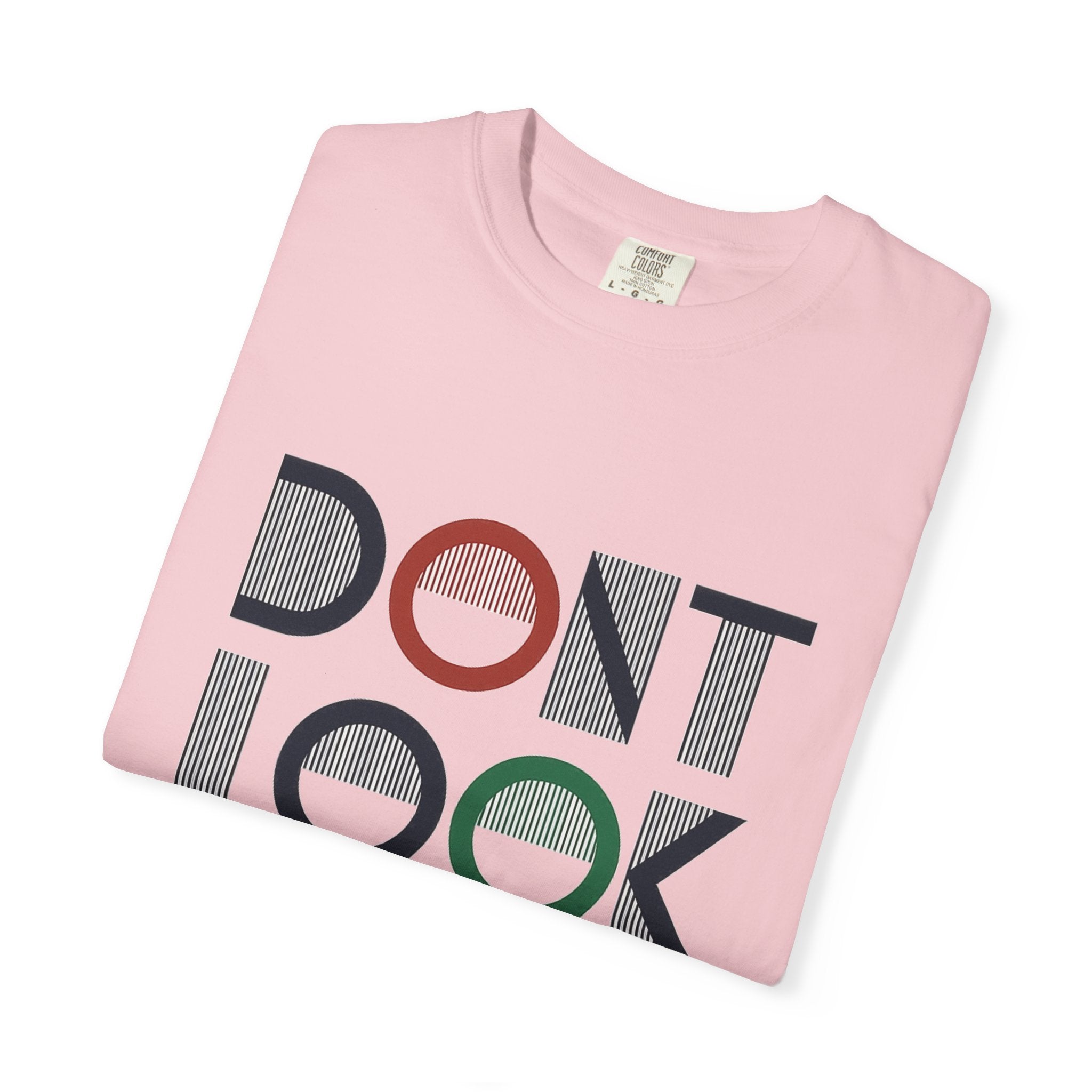 Don't Look Back T-Shirt — Retro Motivational Graphic Tee