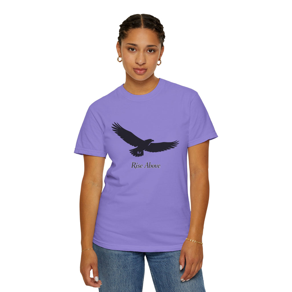 Rise Above Eagle T-Shirt — Inspirational Eagle Graphic Tee