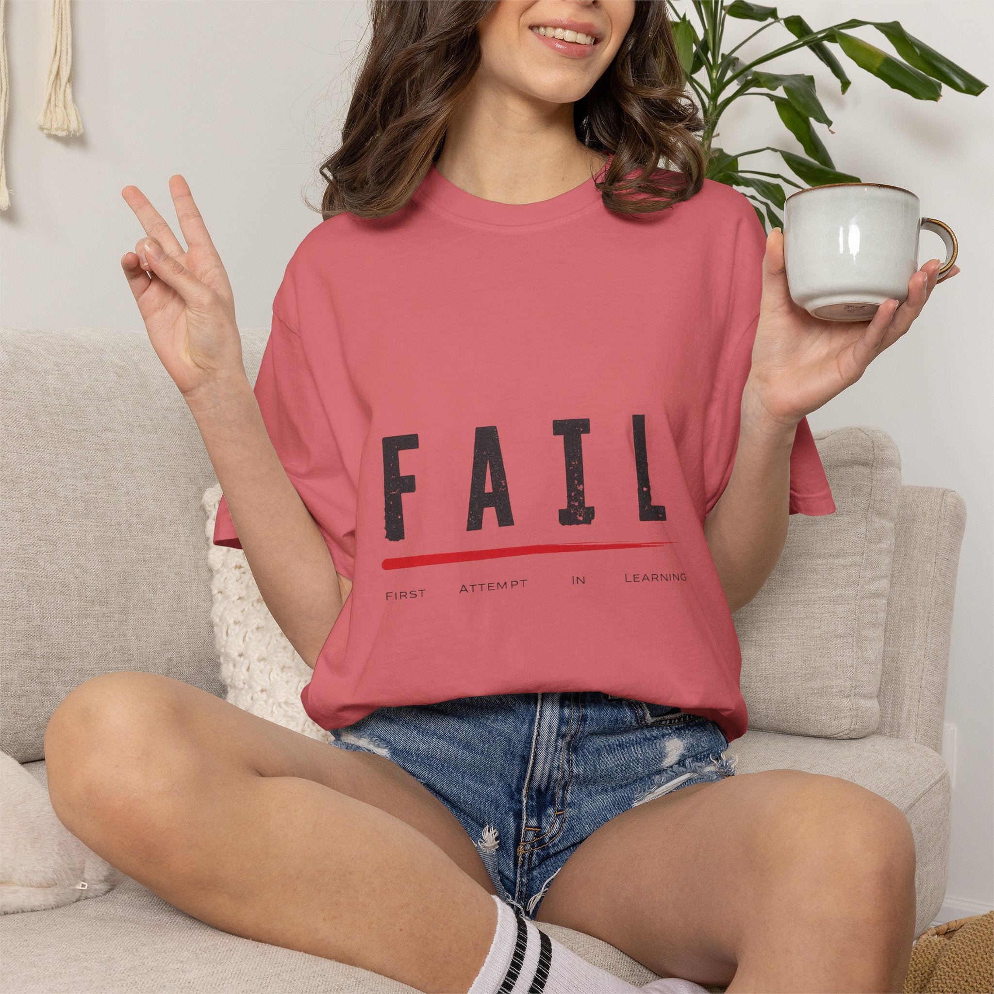 FAIL Graphic T‑Shirt — Minimalist Vintage Inspired Mens Tee