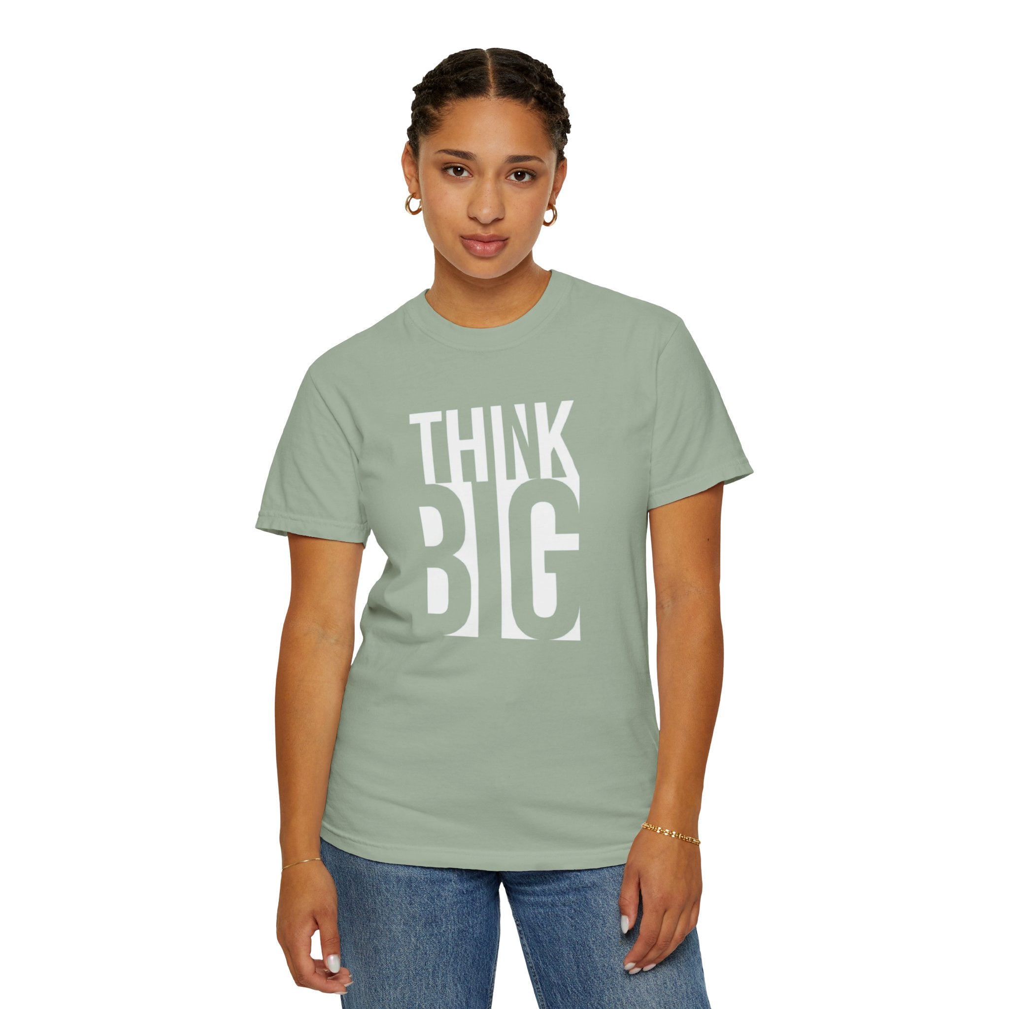 Think Big Graphic T-Shirt — Motivational Typography Tee