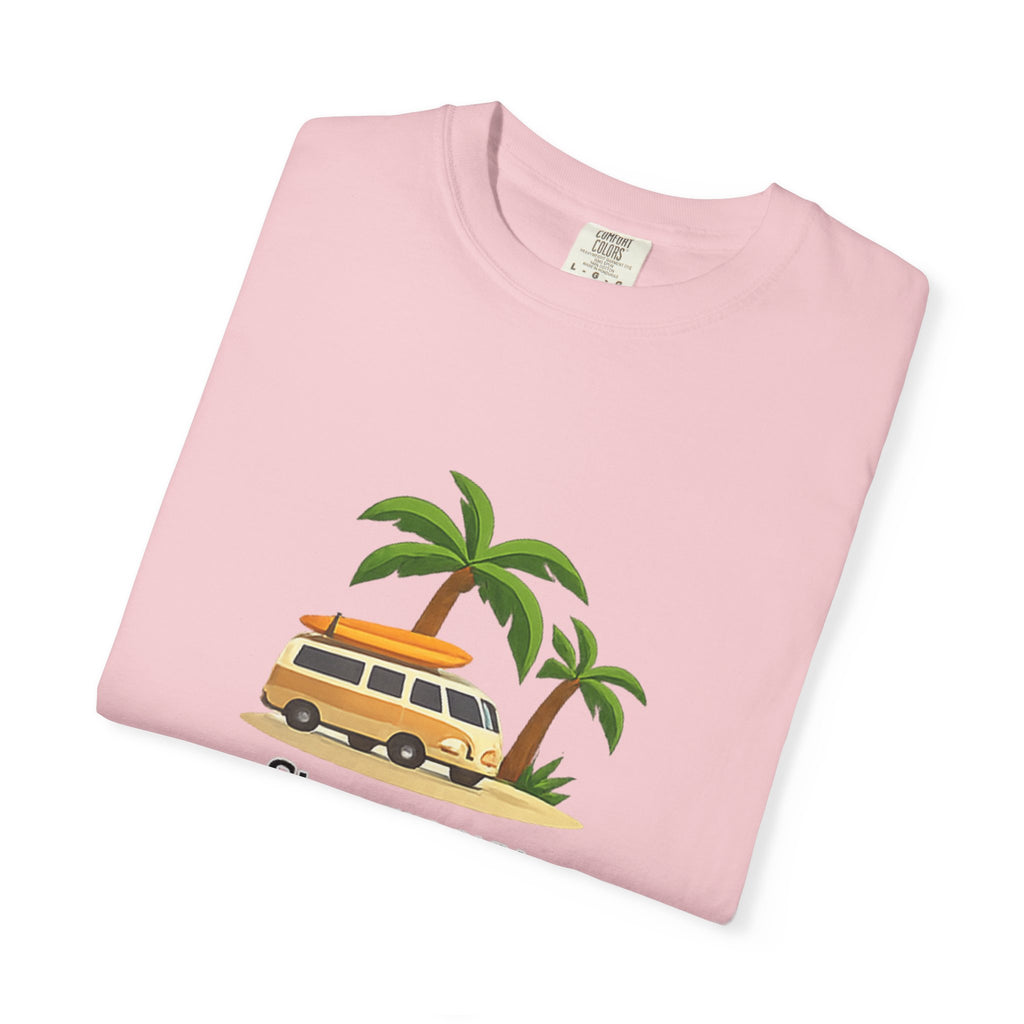 Vintage Surf Van T-Shirt – "Stay Groovy" Retro Beach Tee