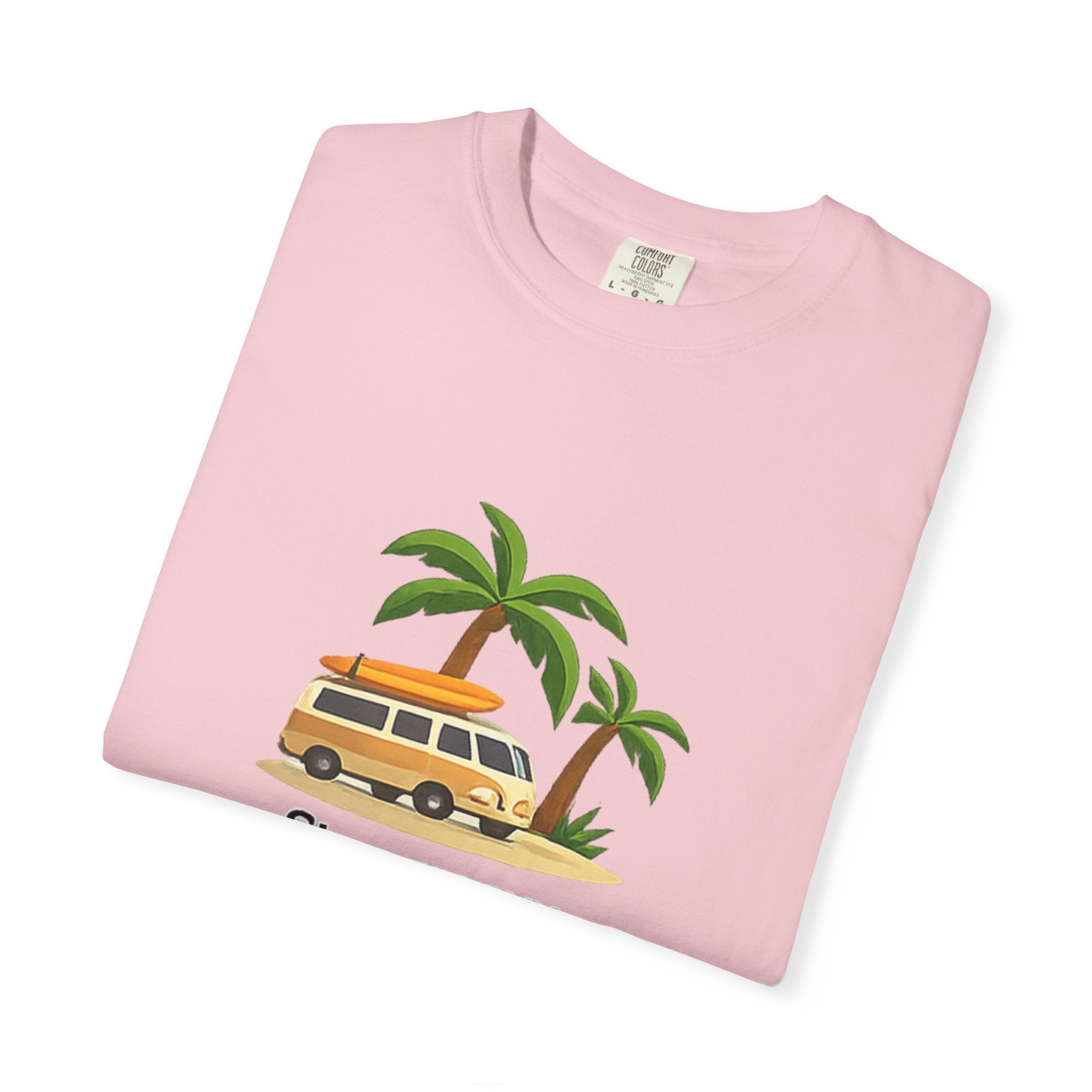 Vintage Surf Van T-Shirt – "Stay Groovy" Retro Beach Tee