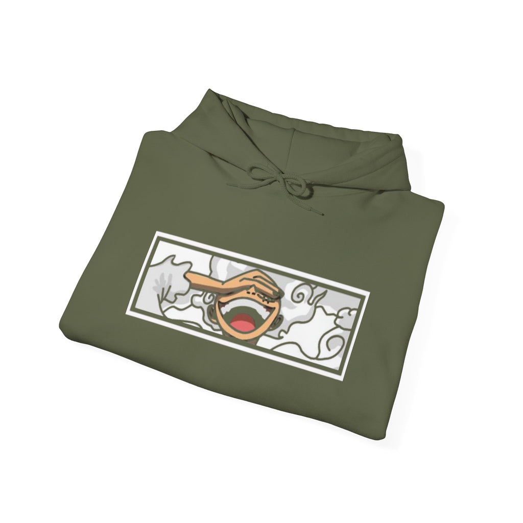 Laughing Mouth Graphic Hoodie — Anime Smile Streetwear Hoodie