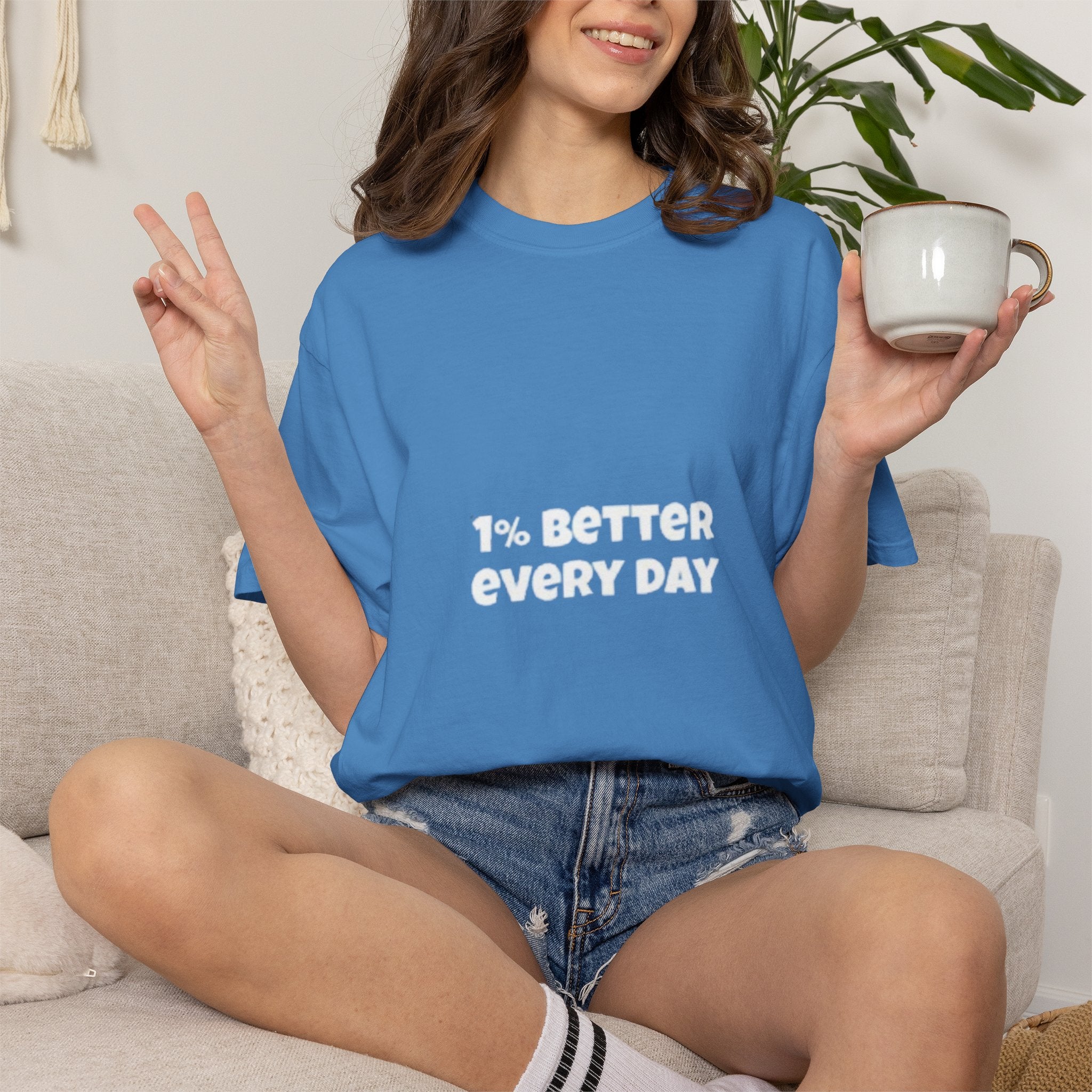 1% Better Every Day T-Shirt — Motivational Daily Progress Tee