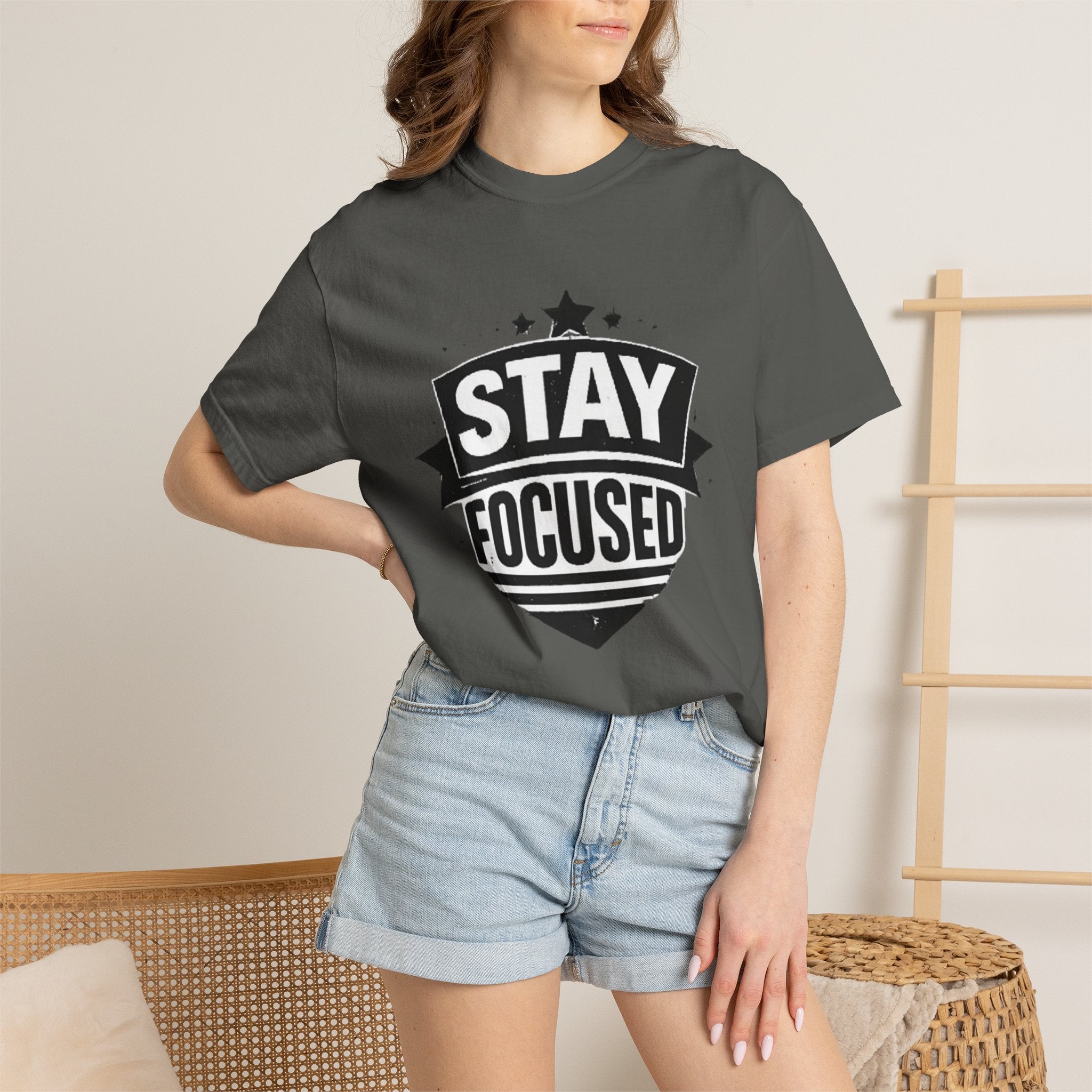 Stay Focused T-Shirt — Motivational Graphic Tee