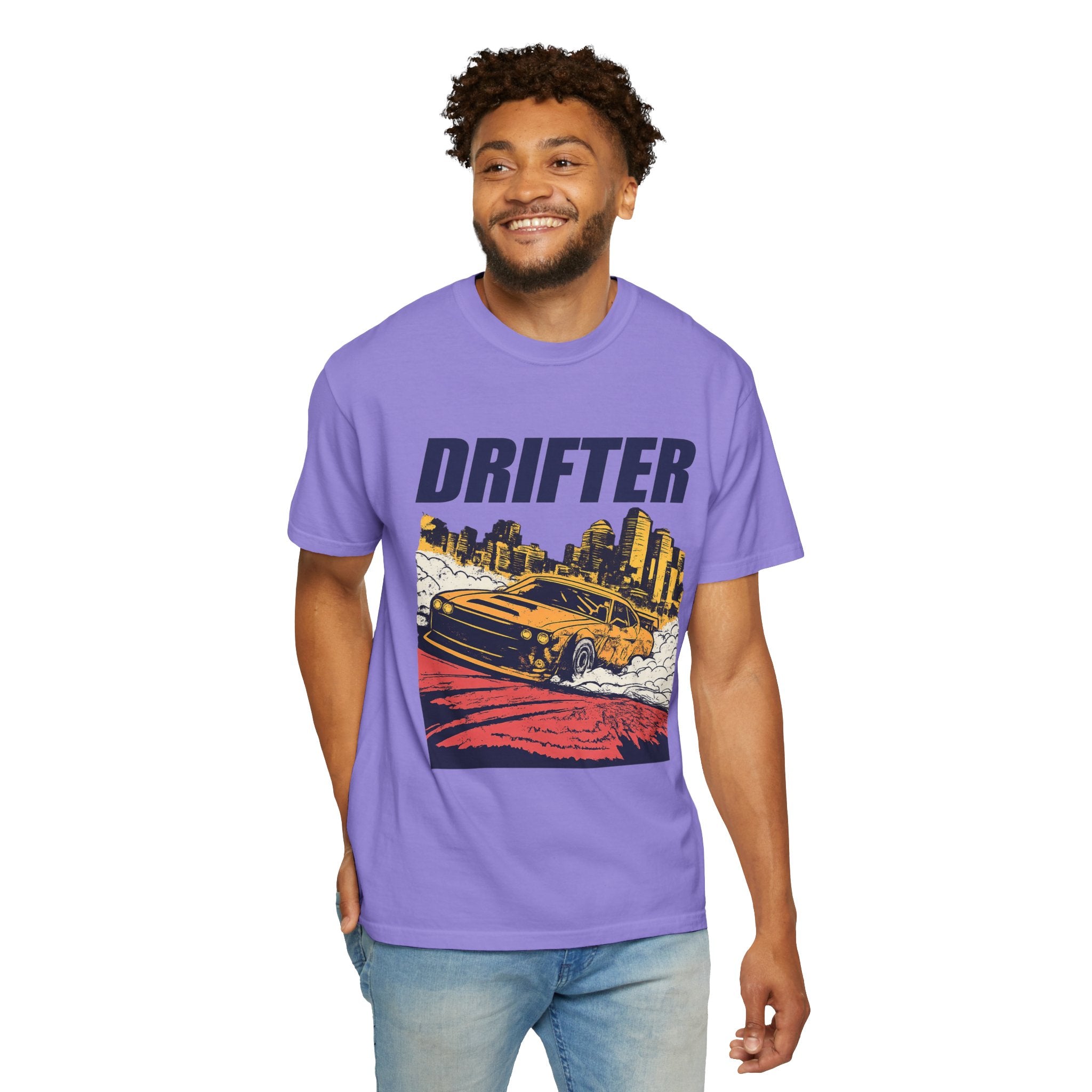 Drifter Street Racing T-Shirt — Retro Drift Car Graphic Tee