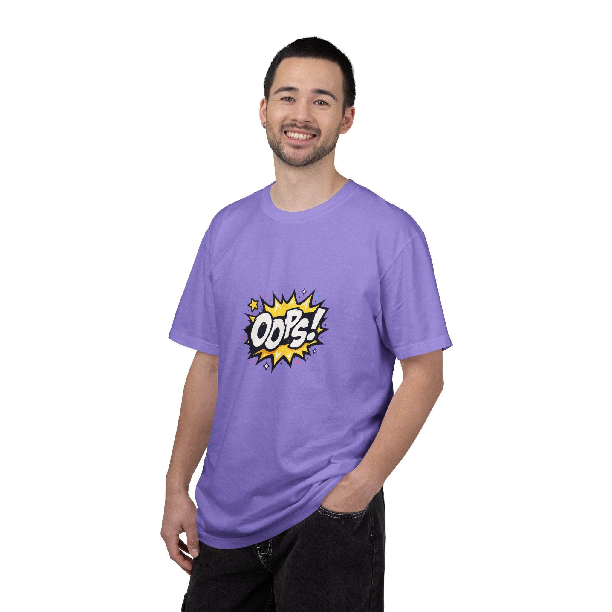 Oops! Comic Graphic T-Shirt — Retro Pop Art Tee