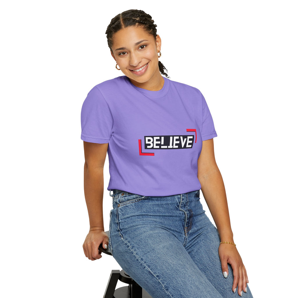 Believe Graphic T-Shirt — Bold Motivational Tee