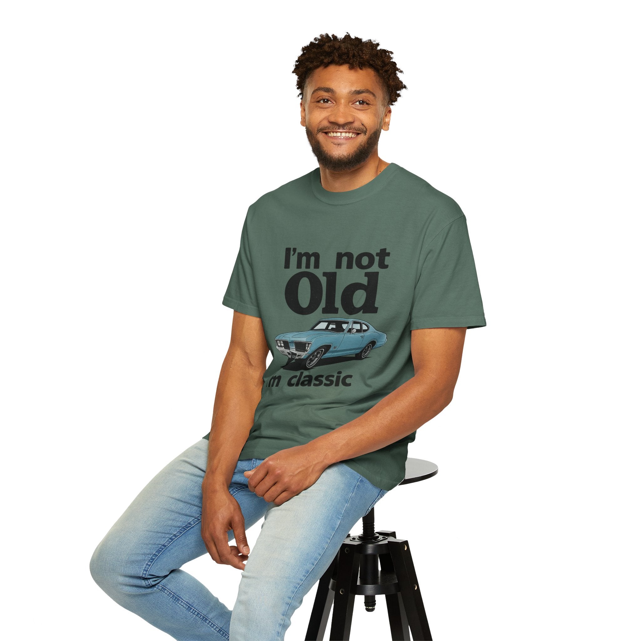 Classic Car T-Shirt — "I'm Not Old I'm Classic" Vintage Auto Tee