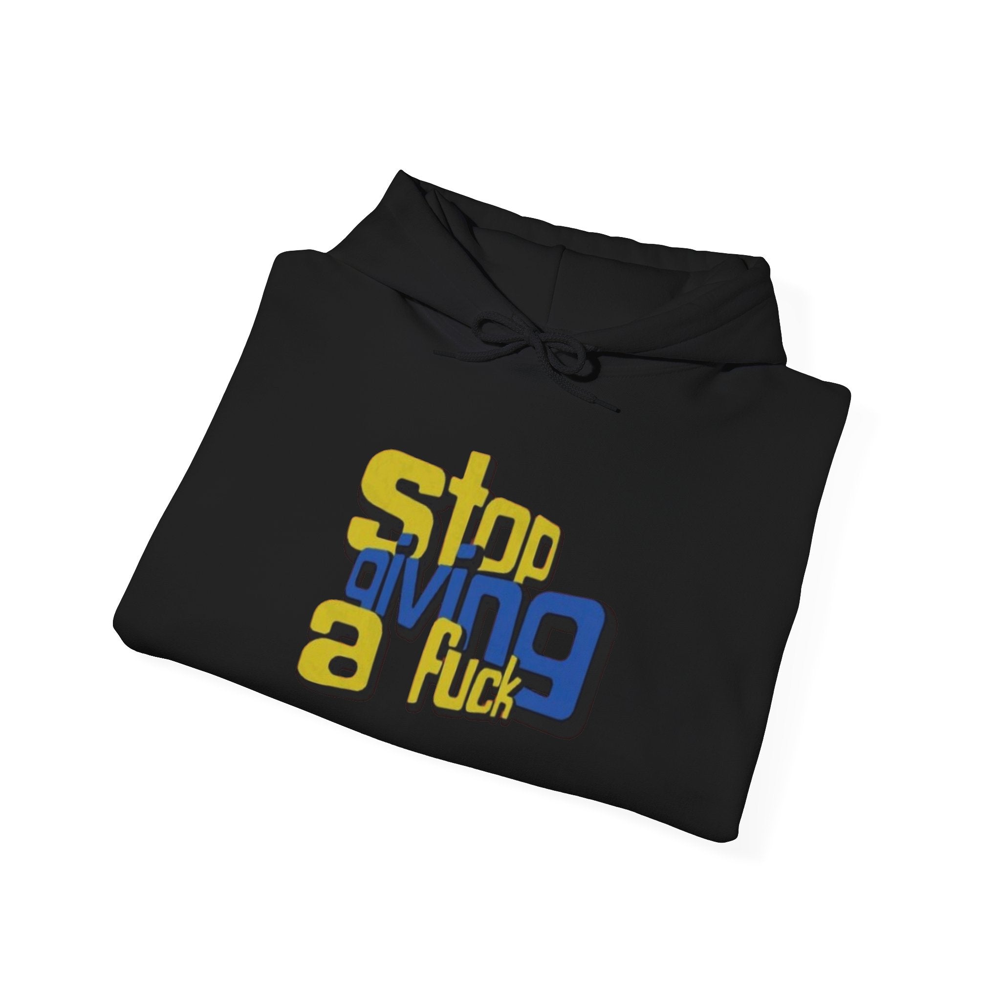 Hoodie — "Stop Giving a F*ck" Bold Retro Graphic Hoodie