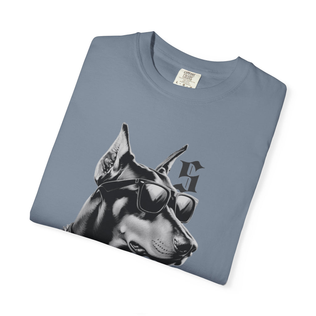 Doberman Sunglasses Graphic T-Shirt — "Snooper" Streetwear Tee