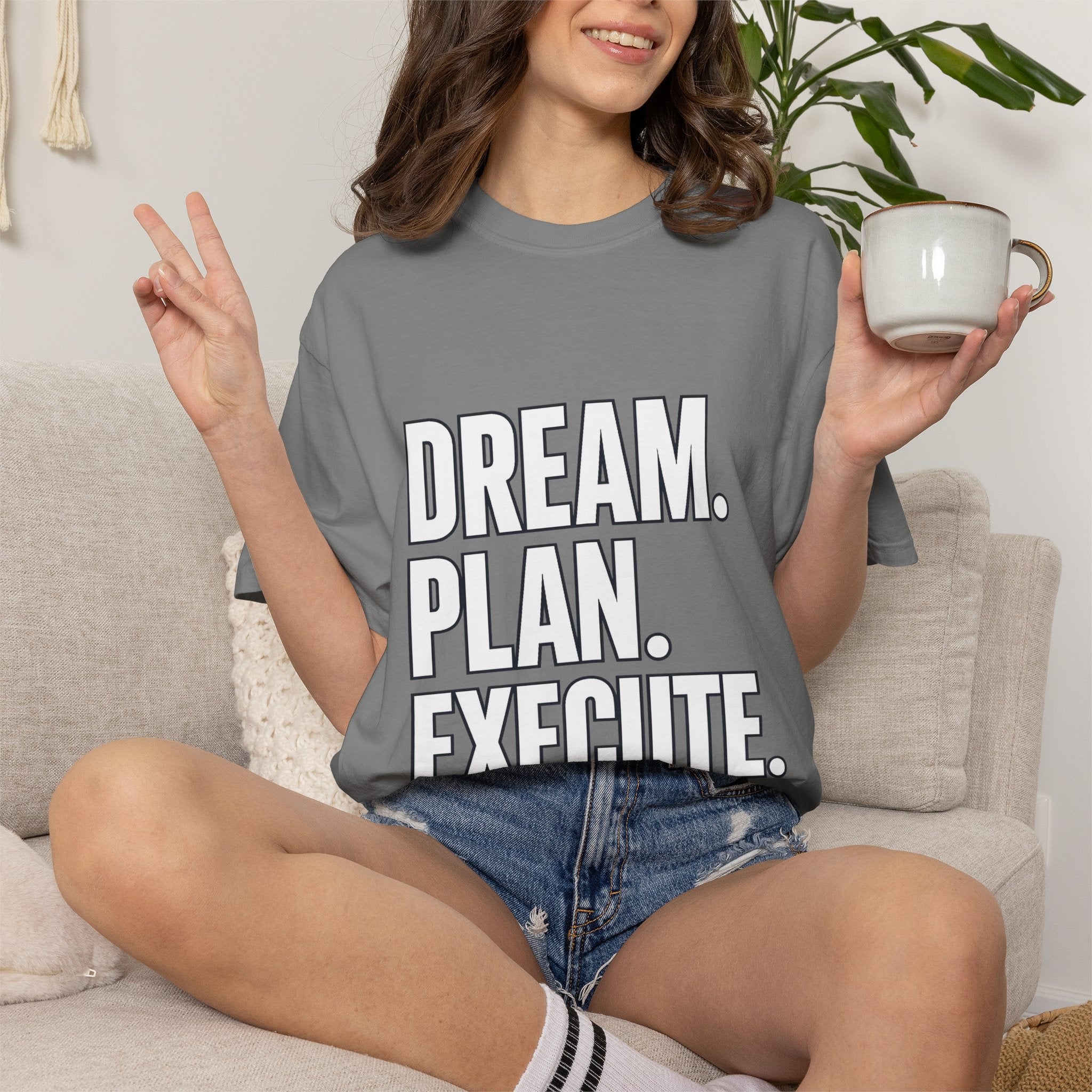 Dream. Plan. Execute. T-Shirt — Motivational Graphic Tee